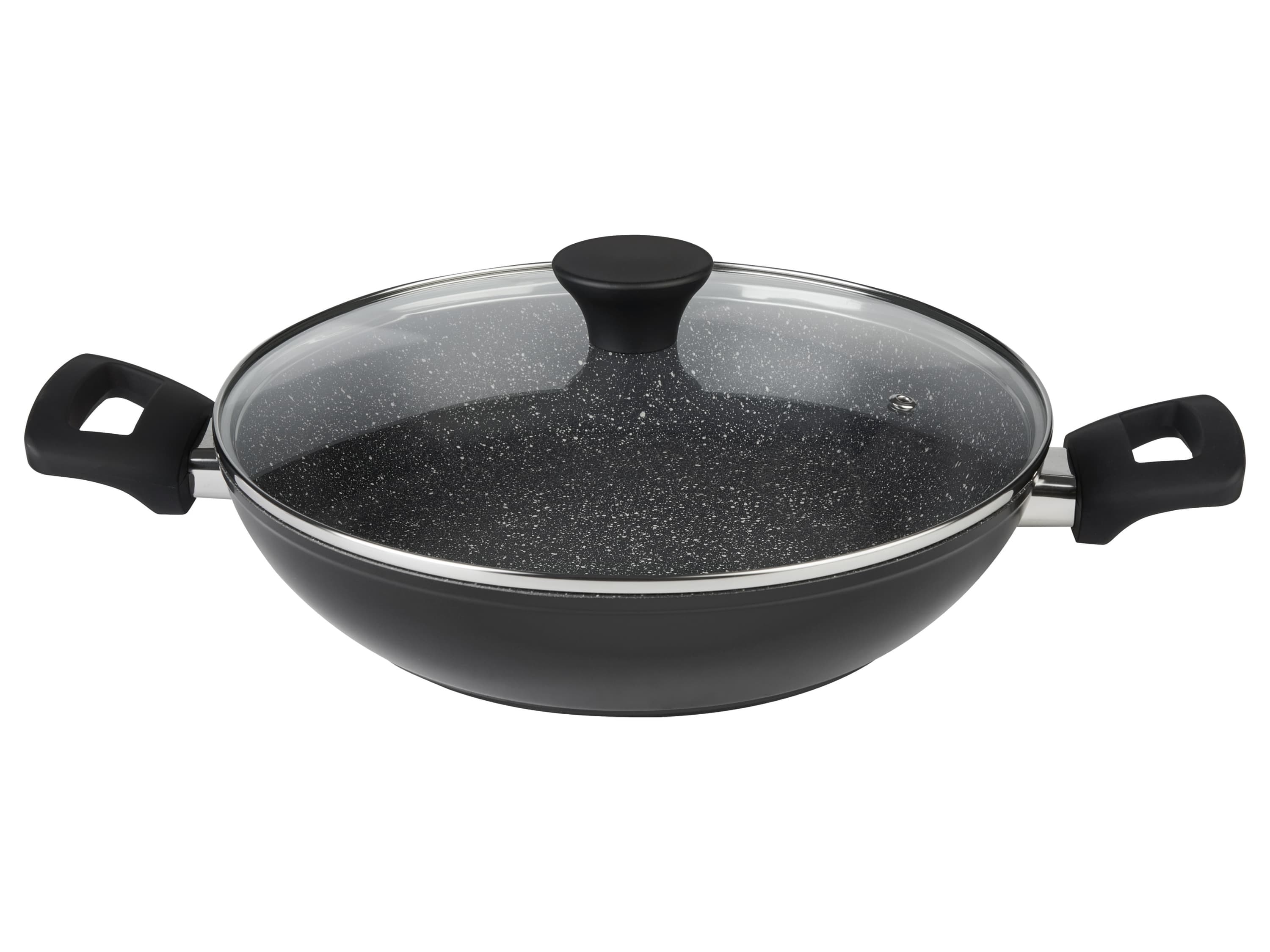 SILVERCREST® Servírovacia panvica z hliníkovej zliatiny, 28 cm (Čierna)