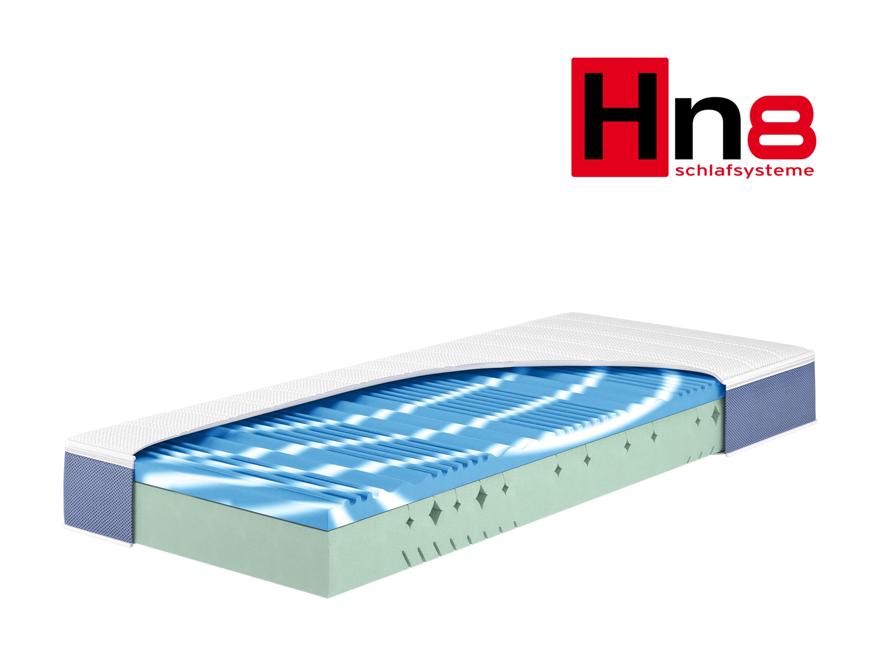Hn8 Schlafsysteme Komfortný 7-zónový penový matrac Dream Surf (H2, 80 X 200 CM)