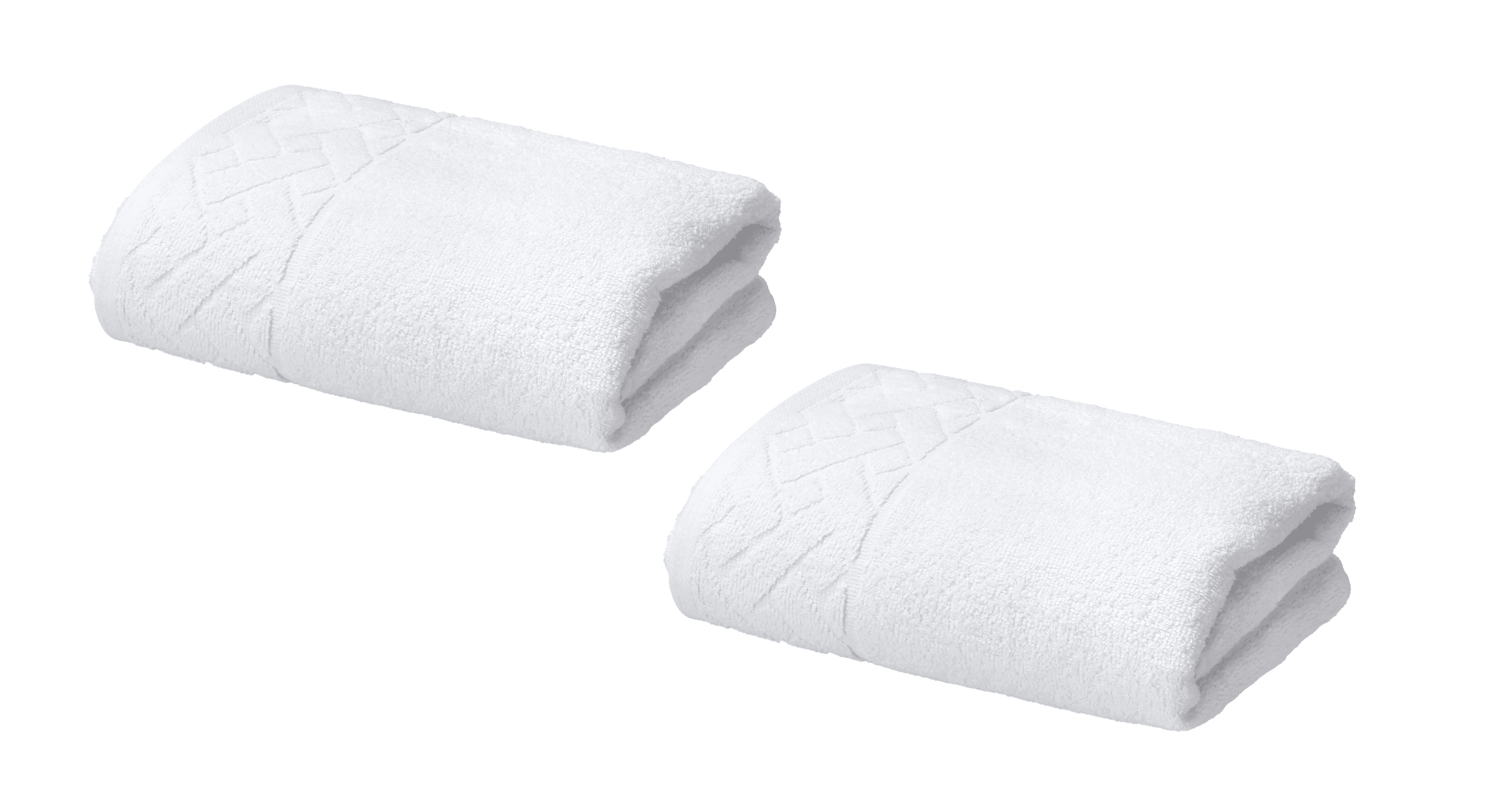 LIVARNO® Froté uterák, 450 g/m², 50 x 100 cm, biely, 2 kusy