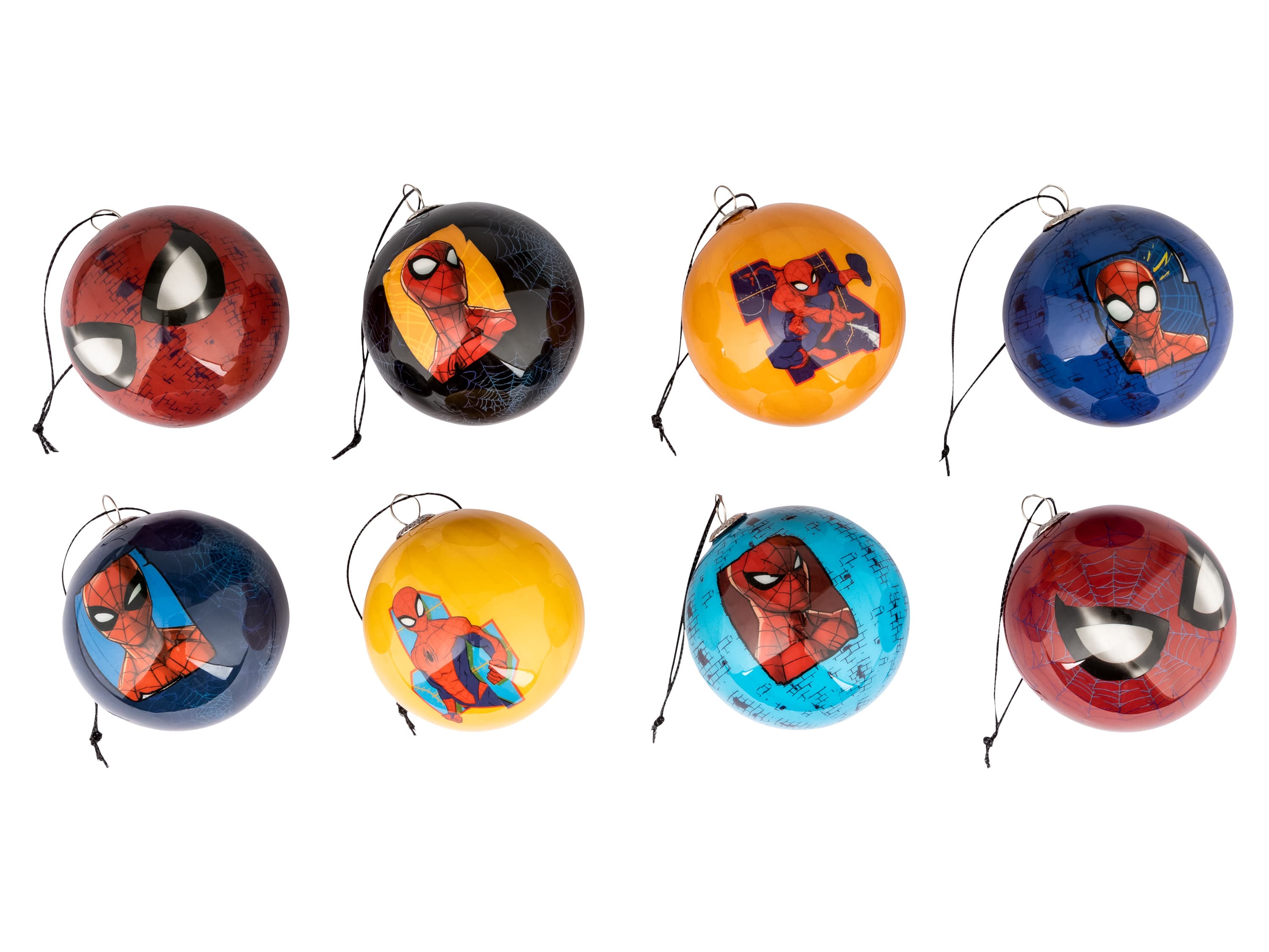 DISNEY Vianočné gule, 8 kusov (Spider-Man)