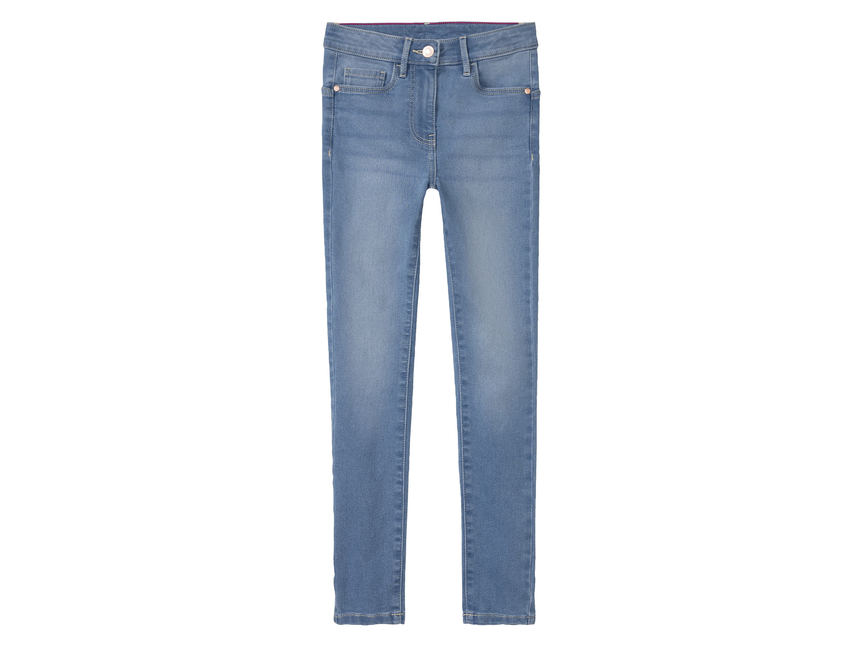 pepperts!® Dievčenské rifle „Super Skinny Fit" (152, bledomodrá)