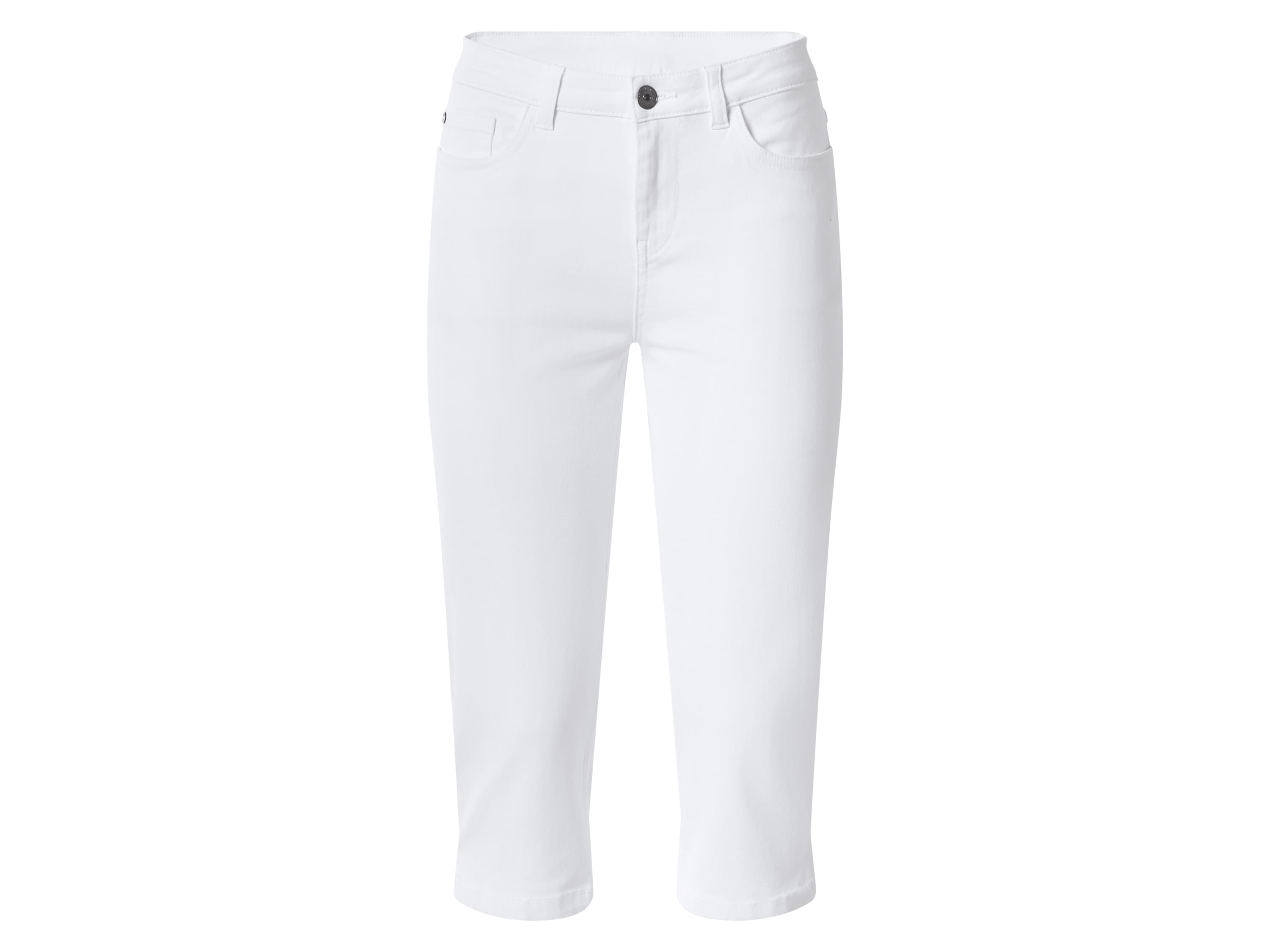 ESMARA® Dámske capri rifle (biela, 44) 1