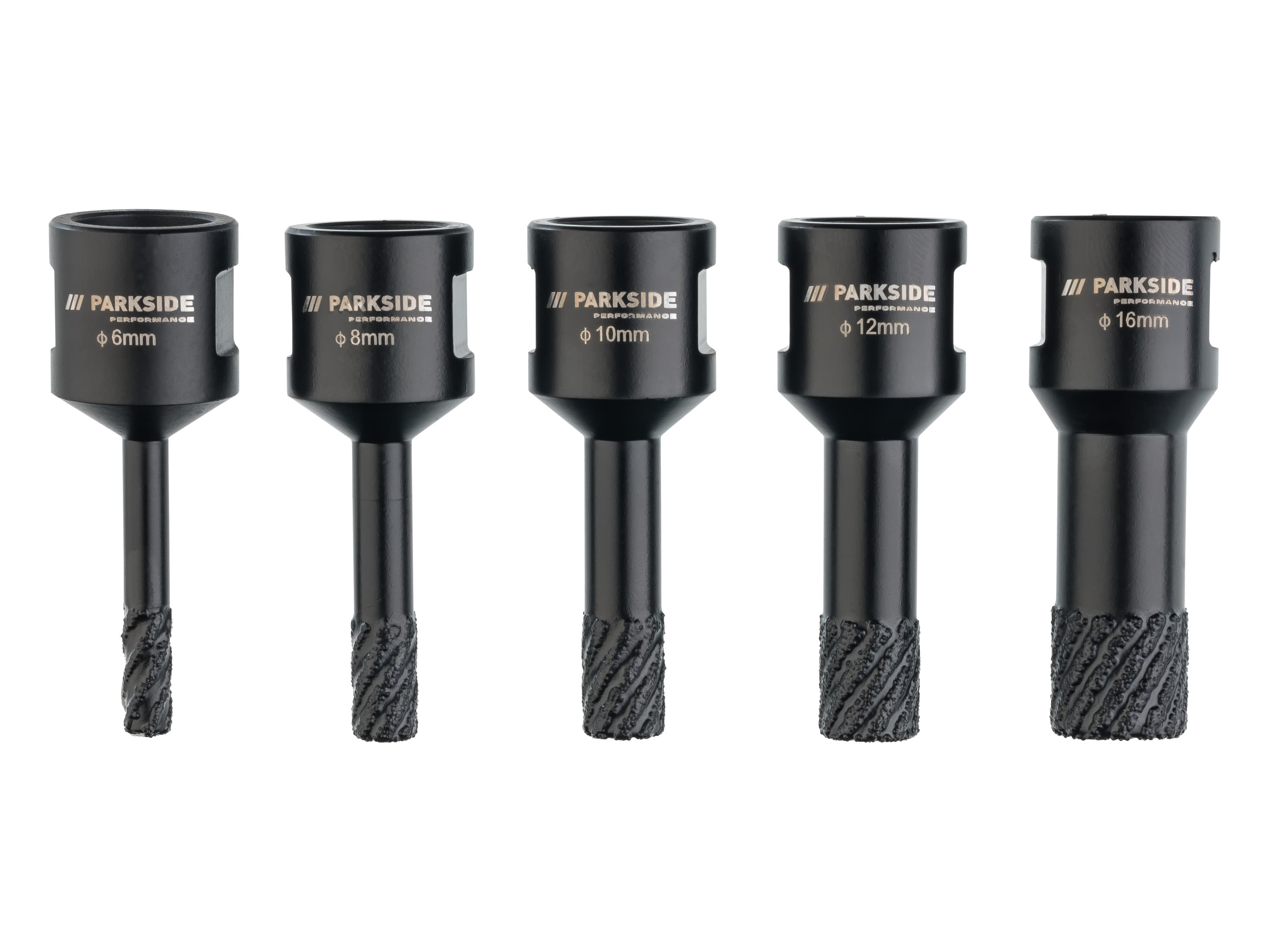 PARKSIDE PERFORMANCE® Diamantové vŕtacie korunky (vŕtacie korunky ø 6,8,10,12,16 mm) 1