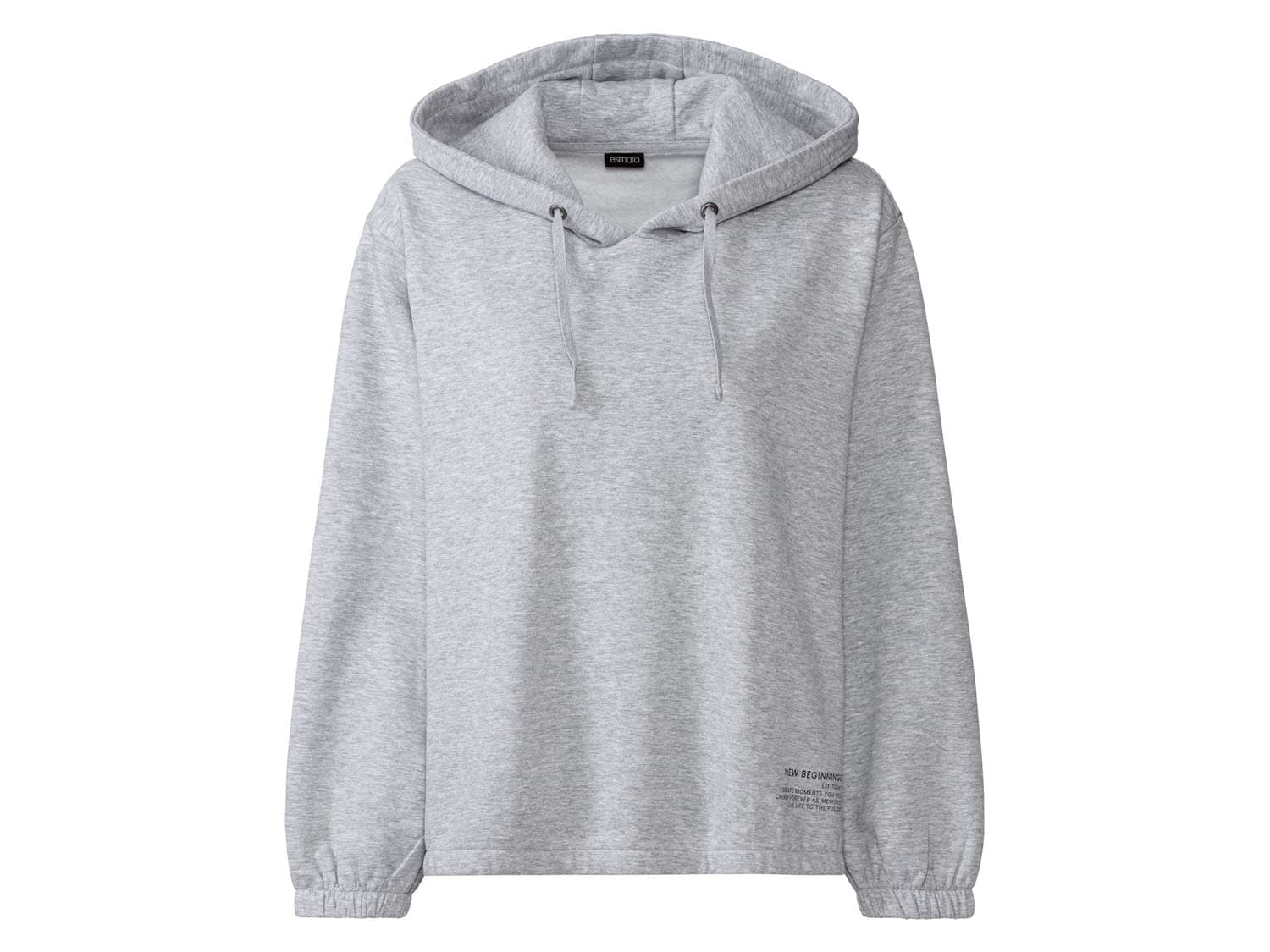 esmara® Dámska mikina XXL (XL (48/50), sivá)