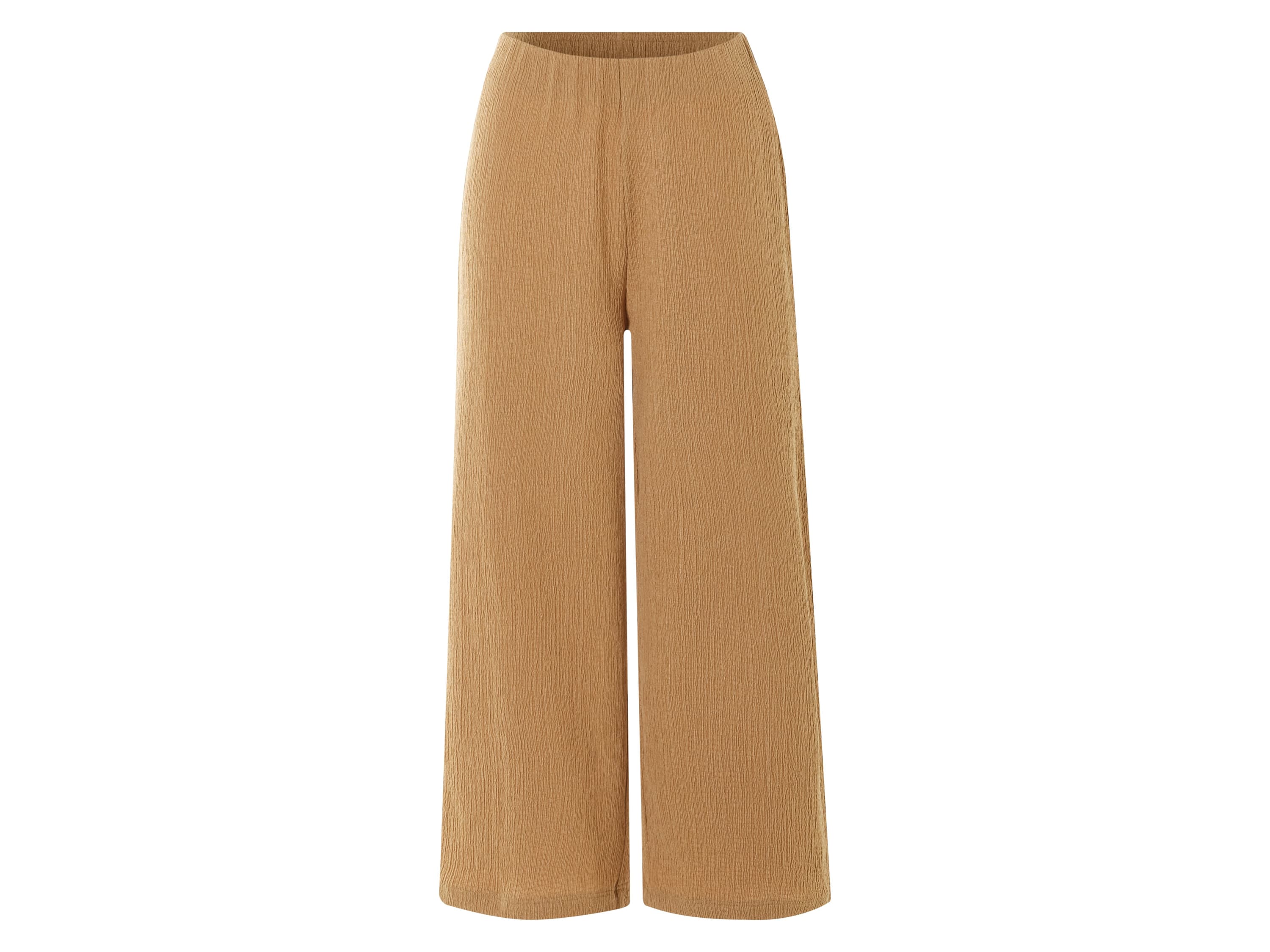 esmara® Dámske nohavice „Wide Leg“ v 7/8 dĺžke (hnedá, S (36/38))