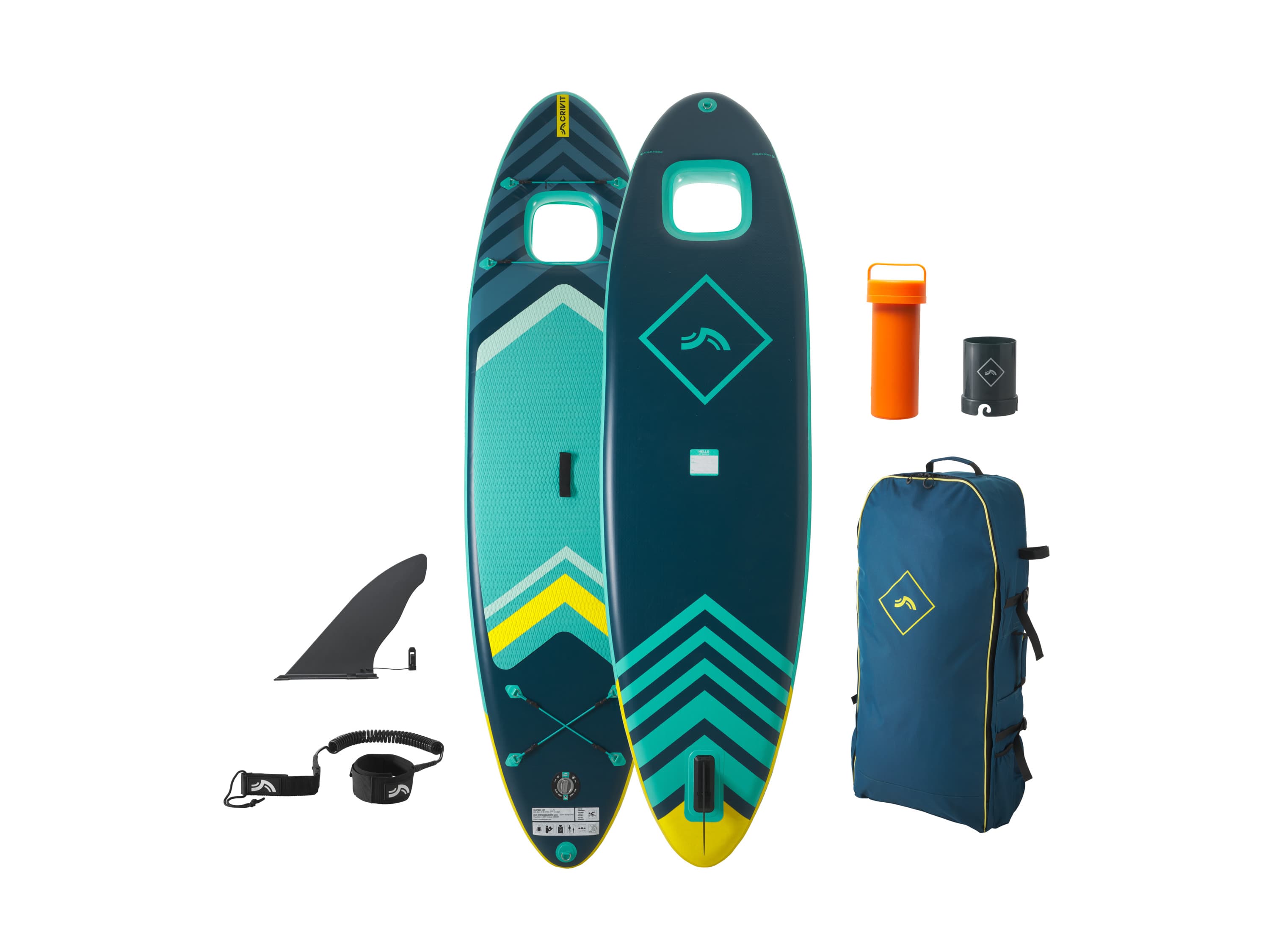 CRIVIT Jednokomorový paddleboard Aquaview