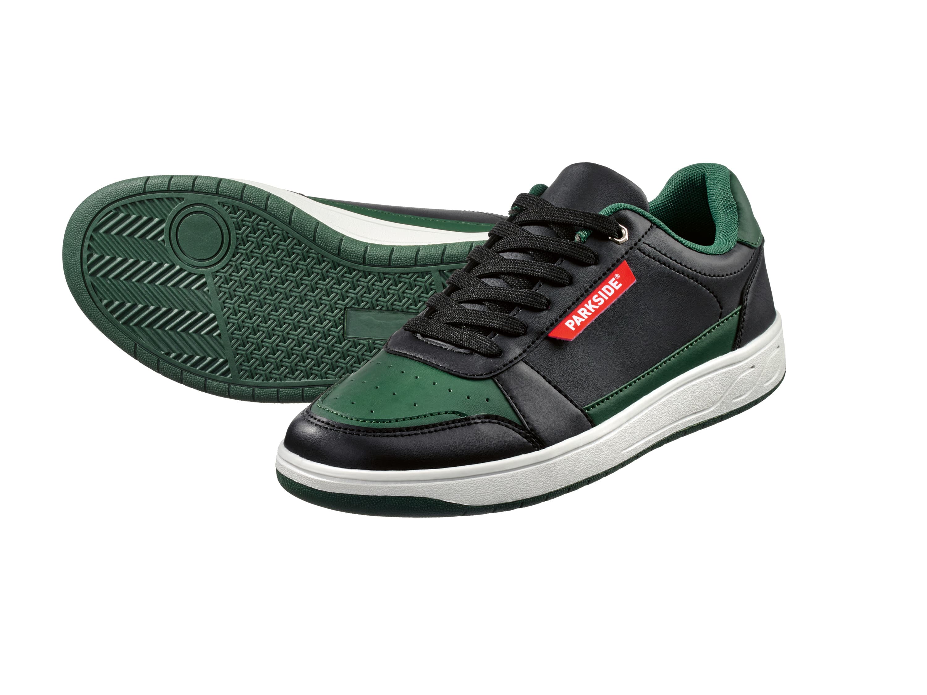 PARKSIDE® Pánske tenisky (čierna/zelená, 42)
