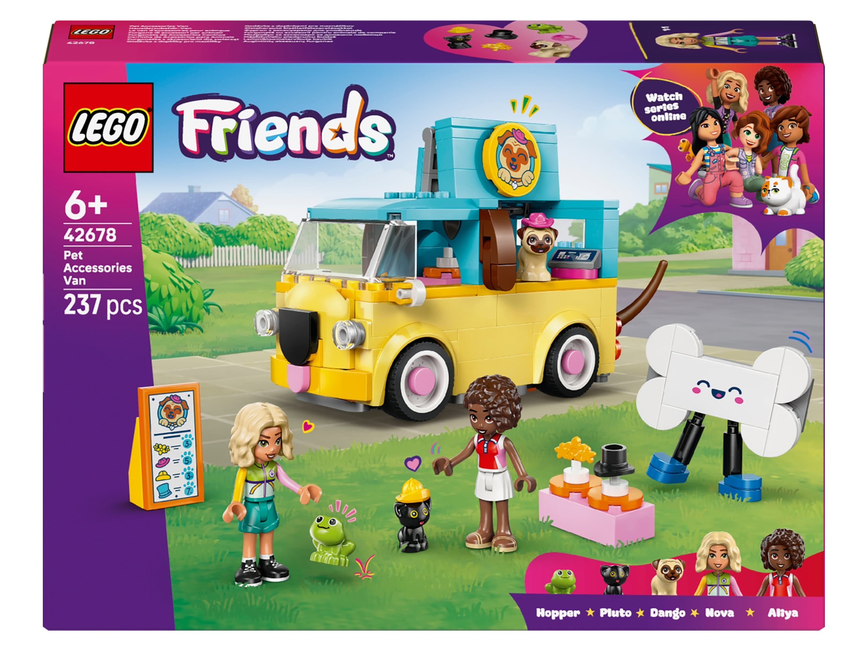 LEGO® FRIENDS 42678 Dodávka s doplnkami pre maznáčikov 1