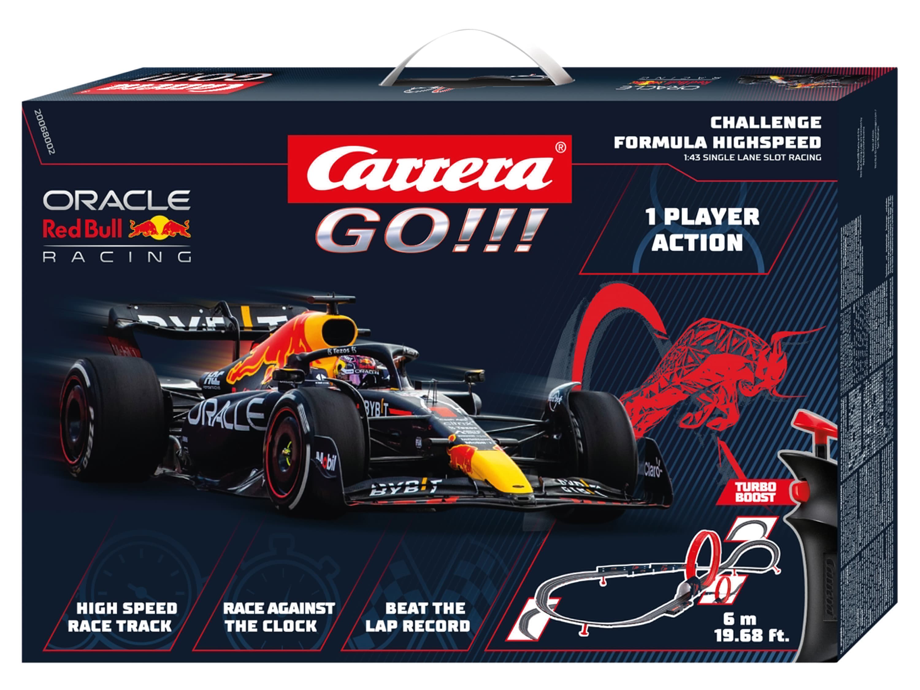 Carrera GO!!! Challenge Autodráha pre 1 hráča (Red Bull) 1