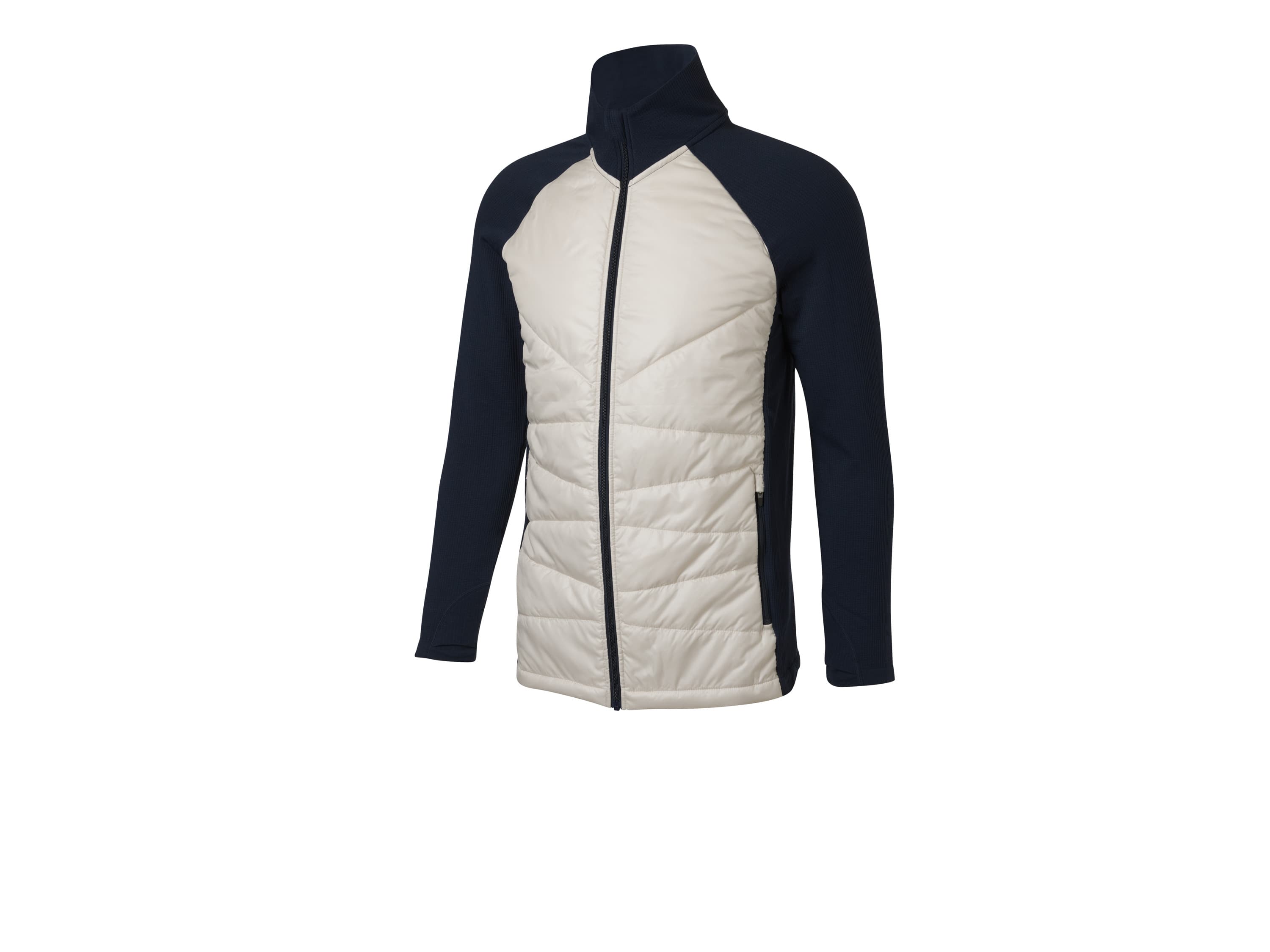 CRIVIT Pánska bunda Premium (navy modrá/béžová, L (52/54))
