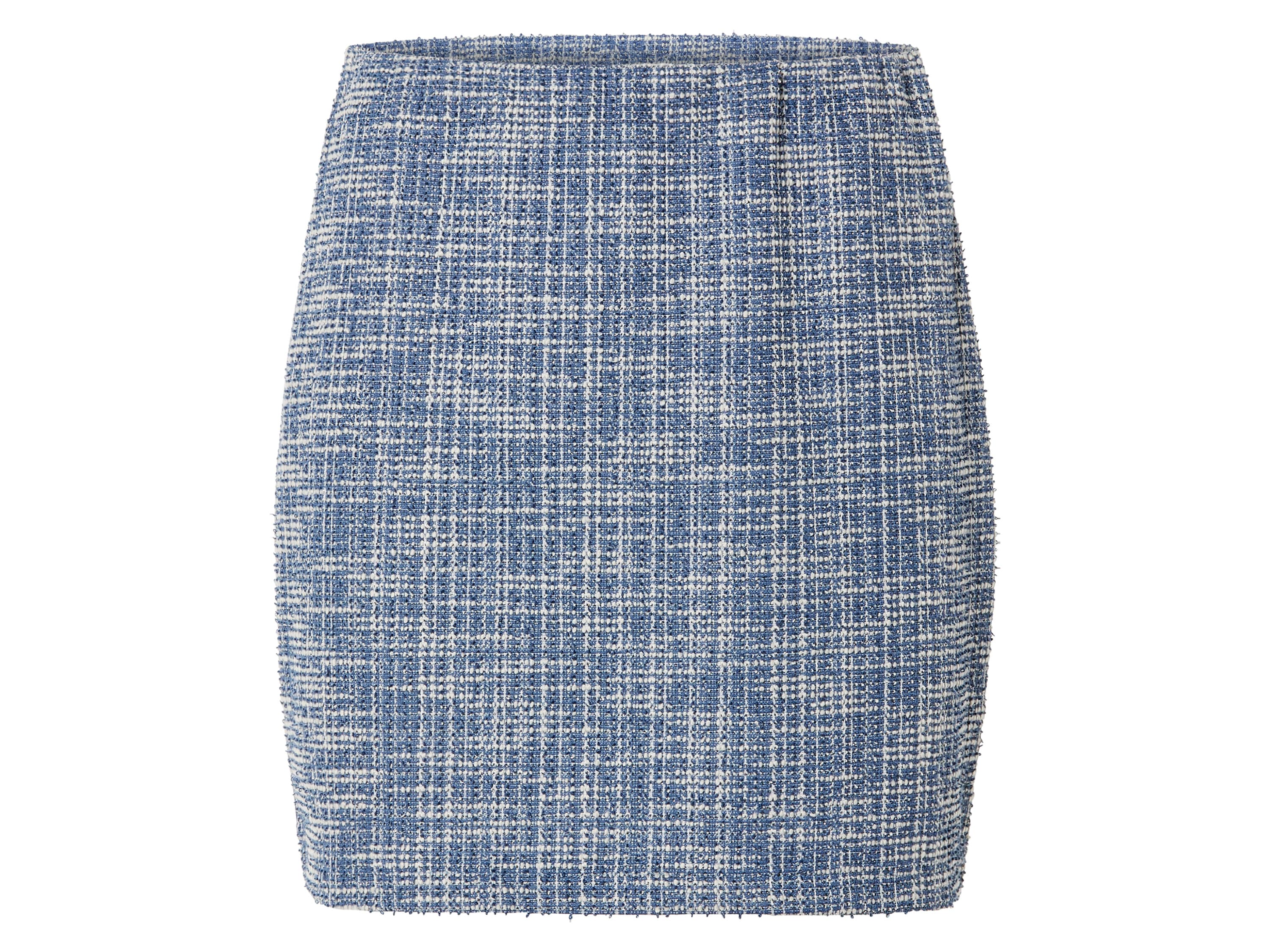 esmara® Dámska tvídová minisukňa (S (36/38), modrá)