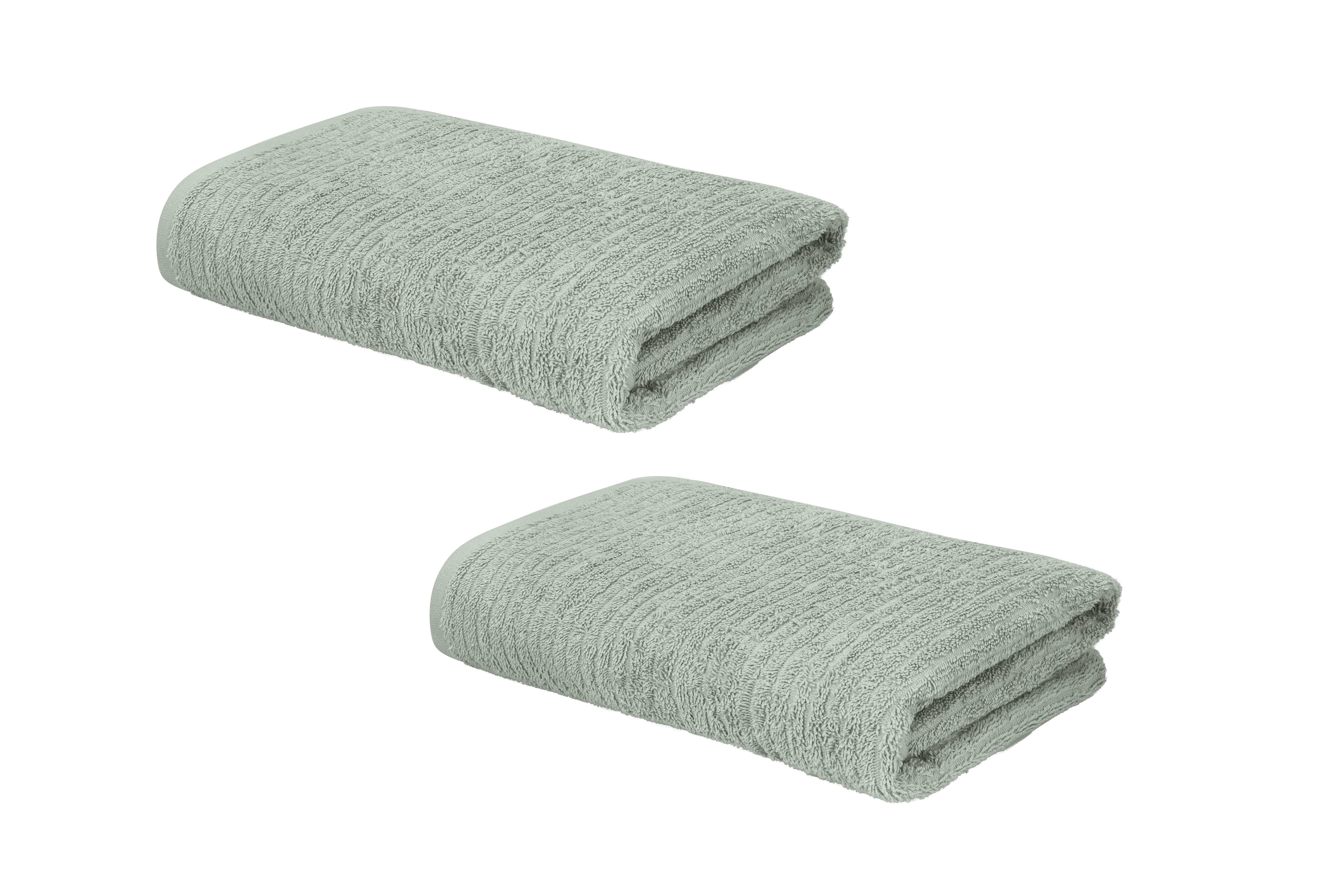 LIVARNO® Froté osuška, 70 x 140 cm, mentolová, 2 kusy