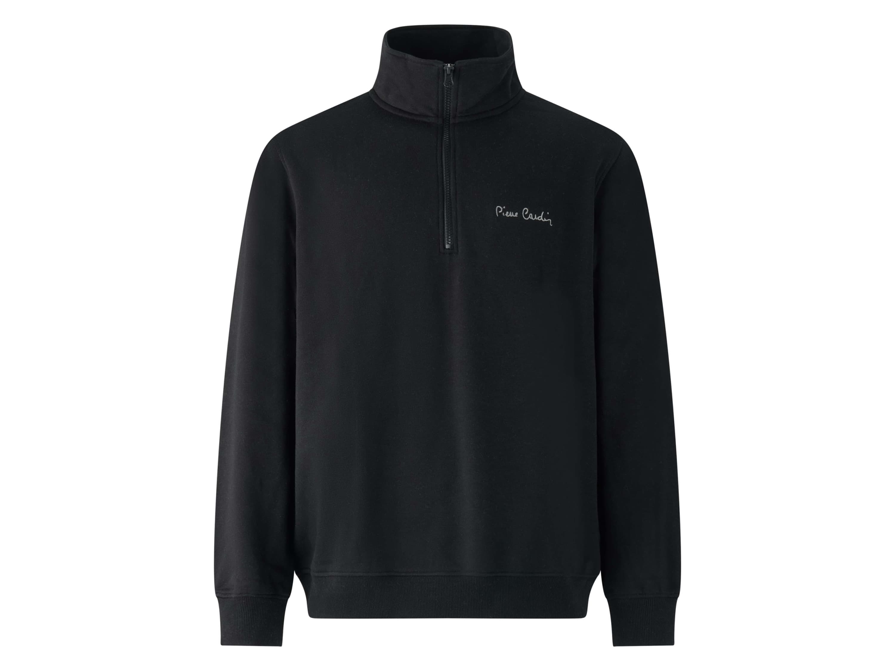 PIERRE CARDIN Pánska mikina (čierna, L)