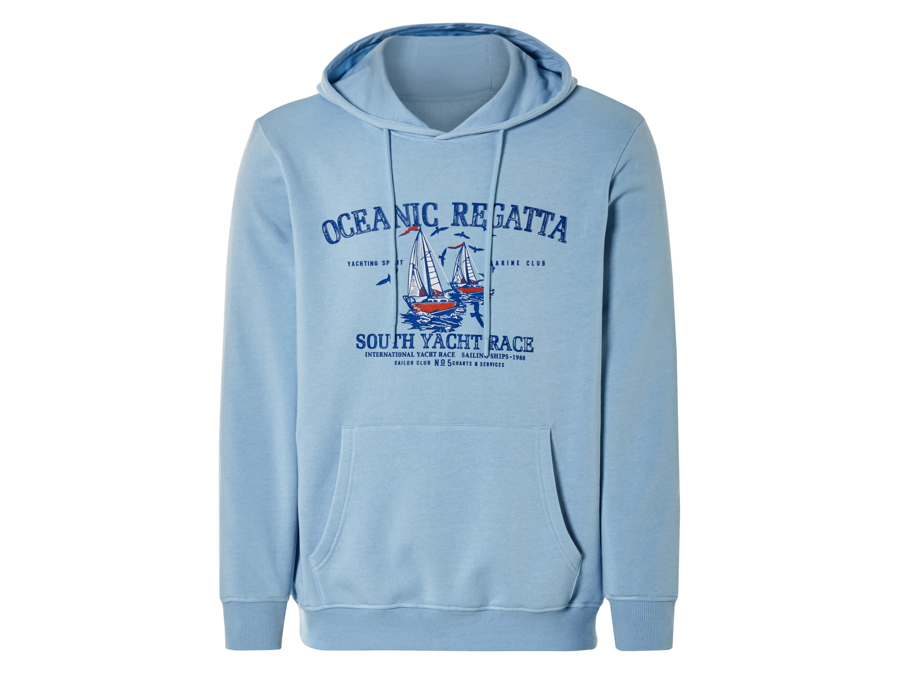 LIVERGY® Pánska mikina (modrá, XL (56/58))