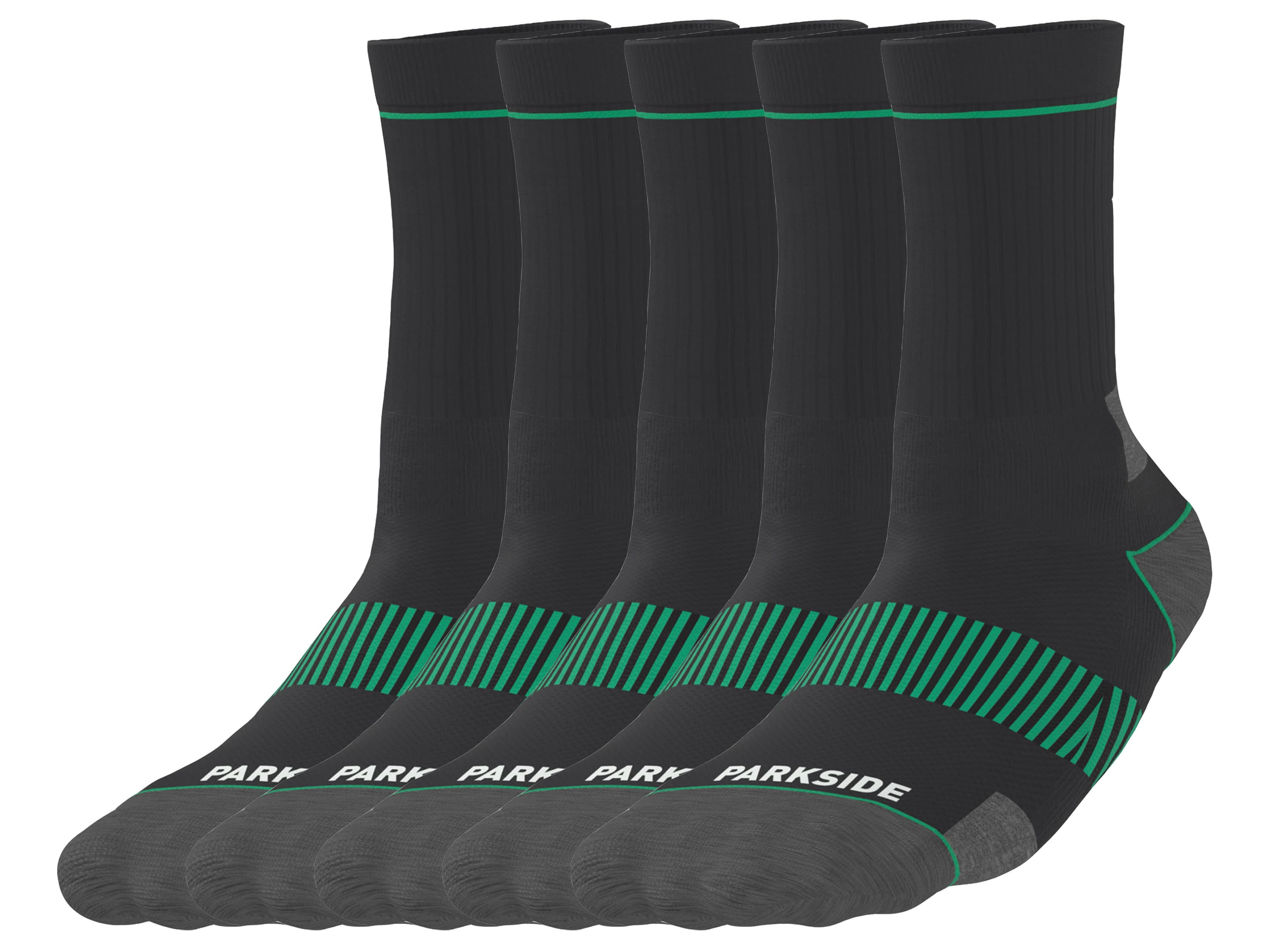 PARKSIDE® Pánske pracovné ponožky, 5 párov (čierna, 43/46) 1