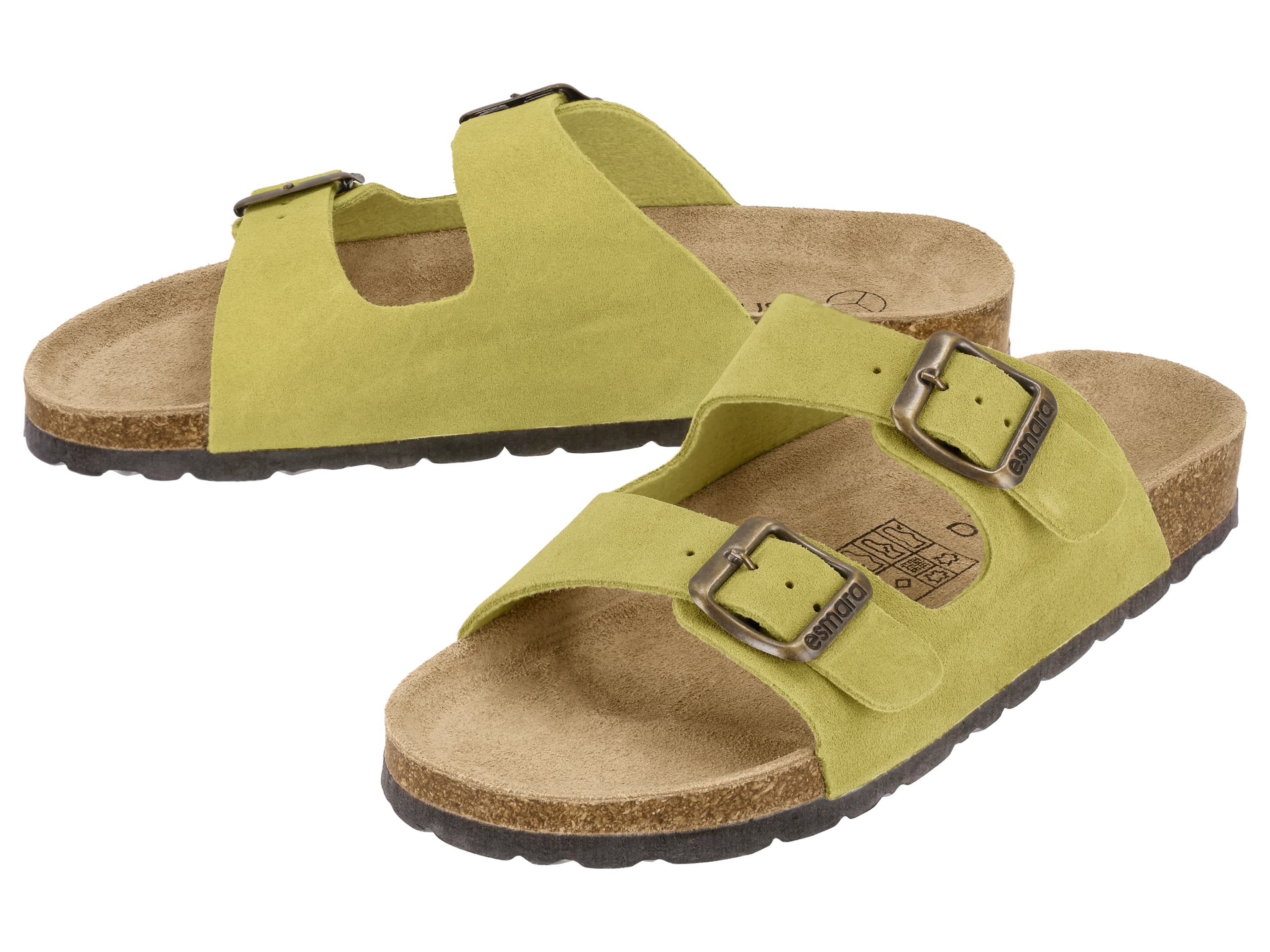 ESMARA® Dámske šľapky Premium (zelená, 41)