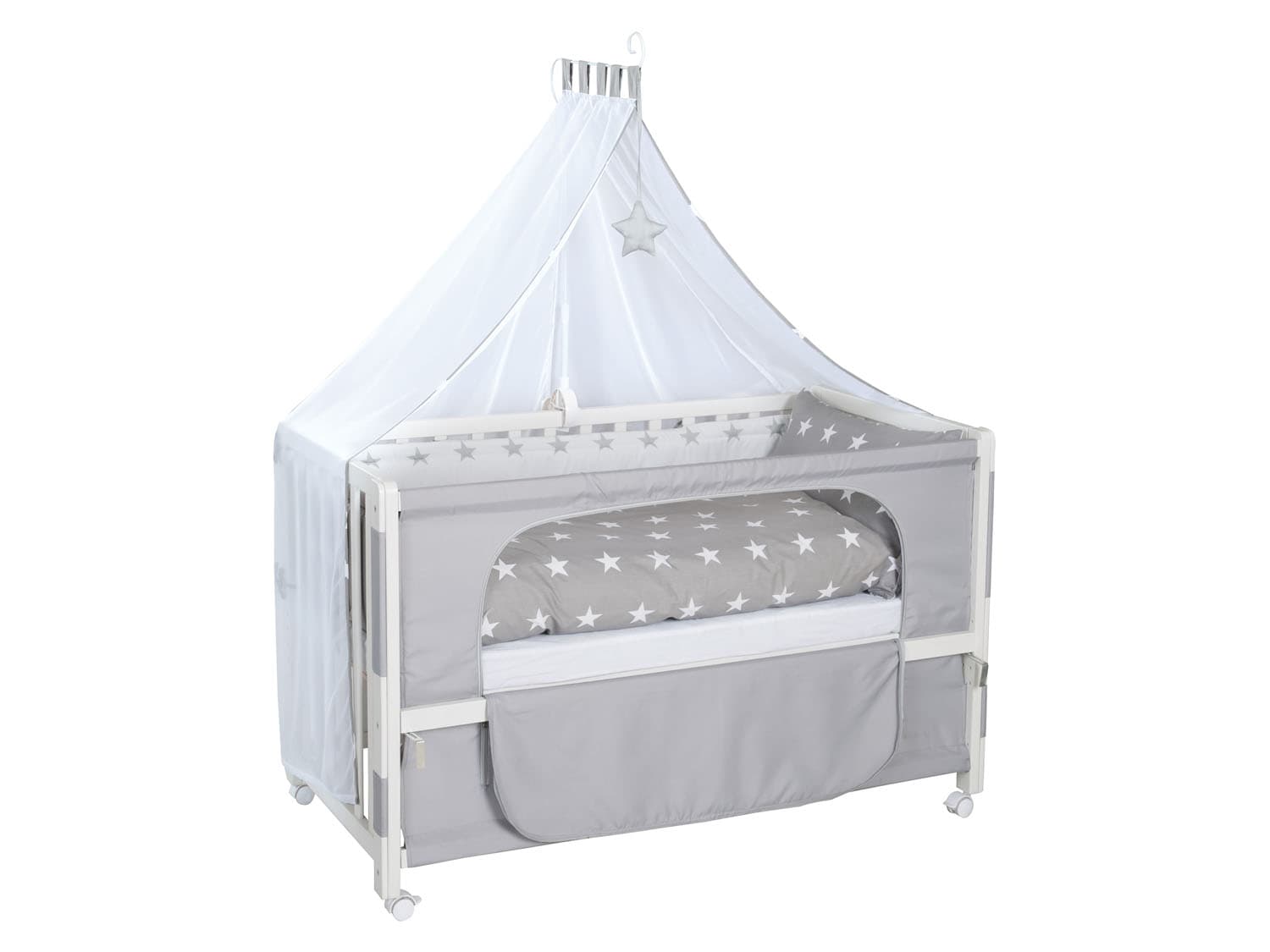 roba Detská postieľka Room Bed, 60 x 120 cm (Little Stars, biela) 1