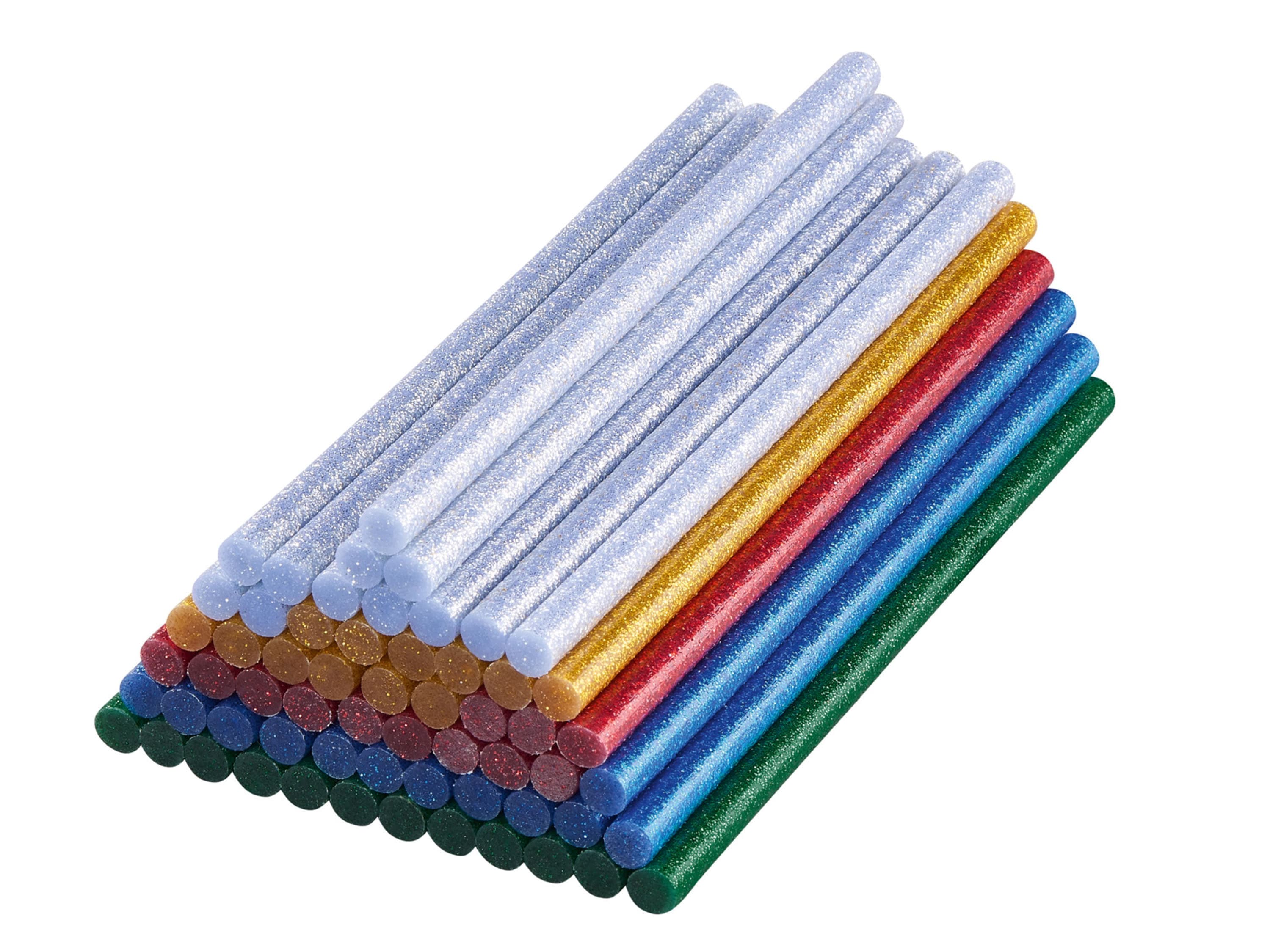 PARKSIDE® Nízkoteplotné lepiace tyčinky, 60 kusov (trblietavá)
