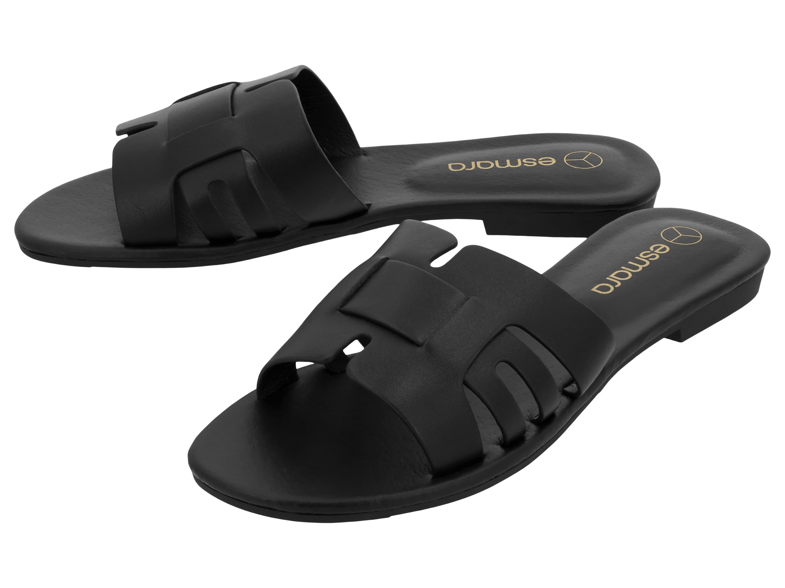 ESMARA® Dámske šľapky (čierna, 38) 1
