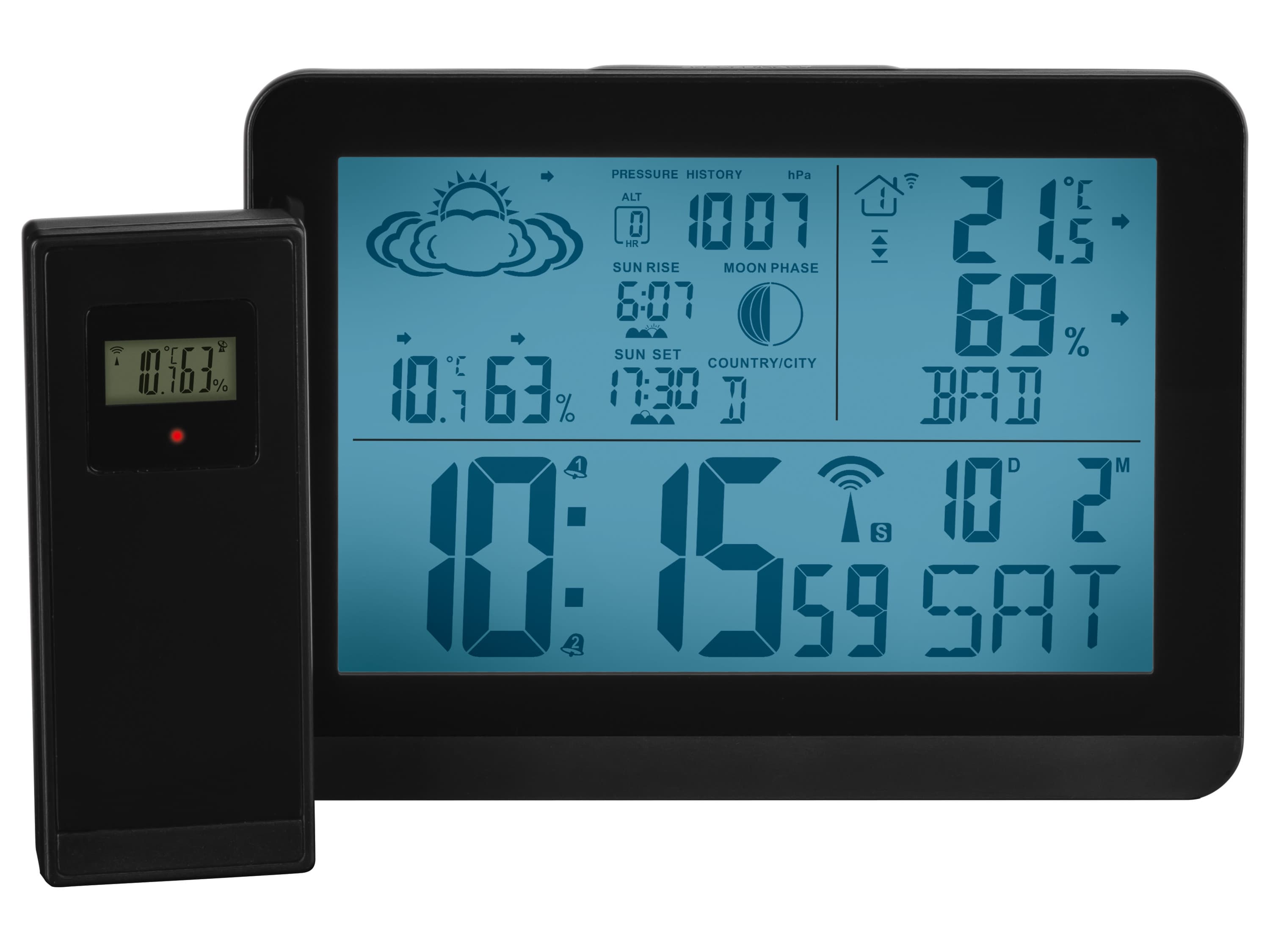 LIVARNO® Meteostanica (čierna)