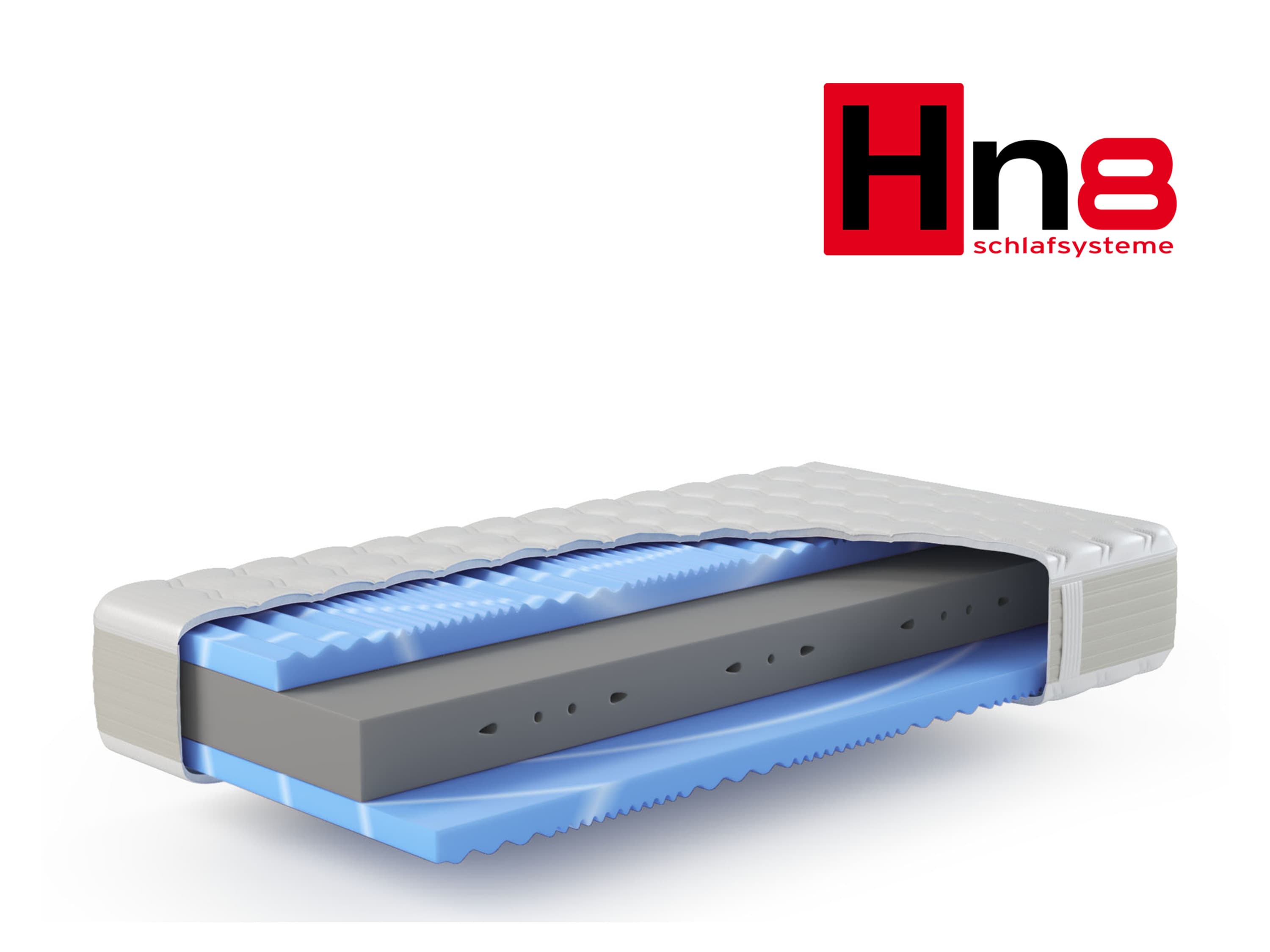 Hn8 Schlafsysteme 7-zónový matrac z pamäťovej peny XXL Gelstar KS (H3, 160 x 200 cm)