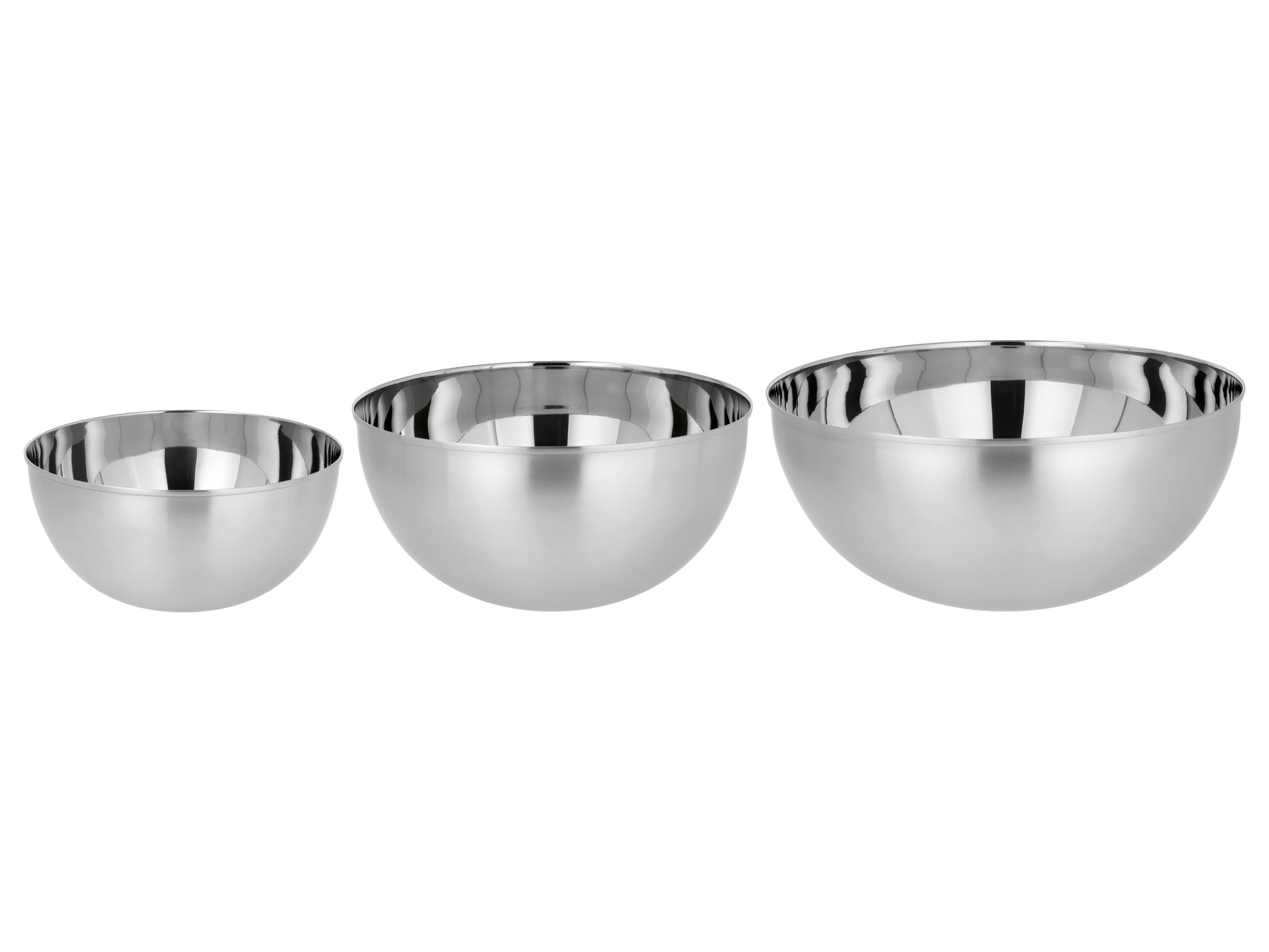 SILVERCREST® Súprava mís z nehrdzavejúcej ocele Premium, 3-dielna 1