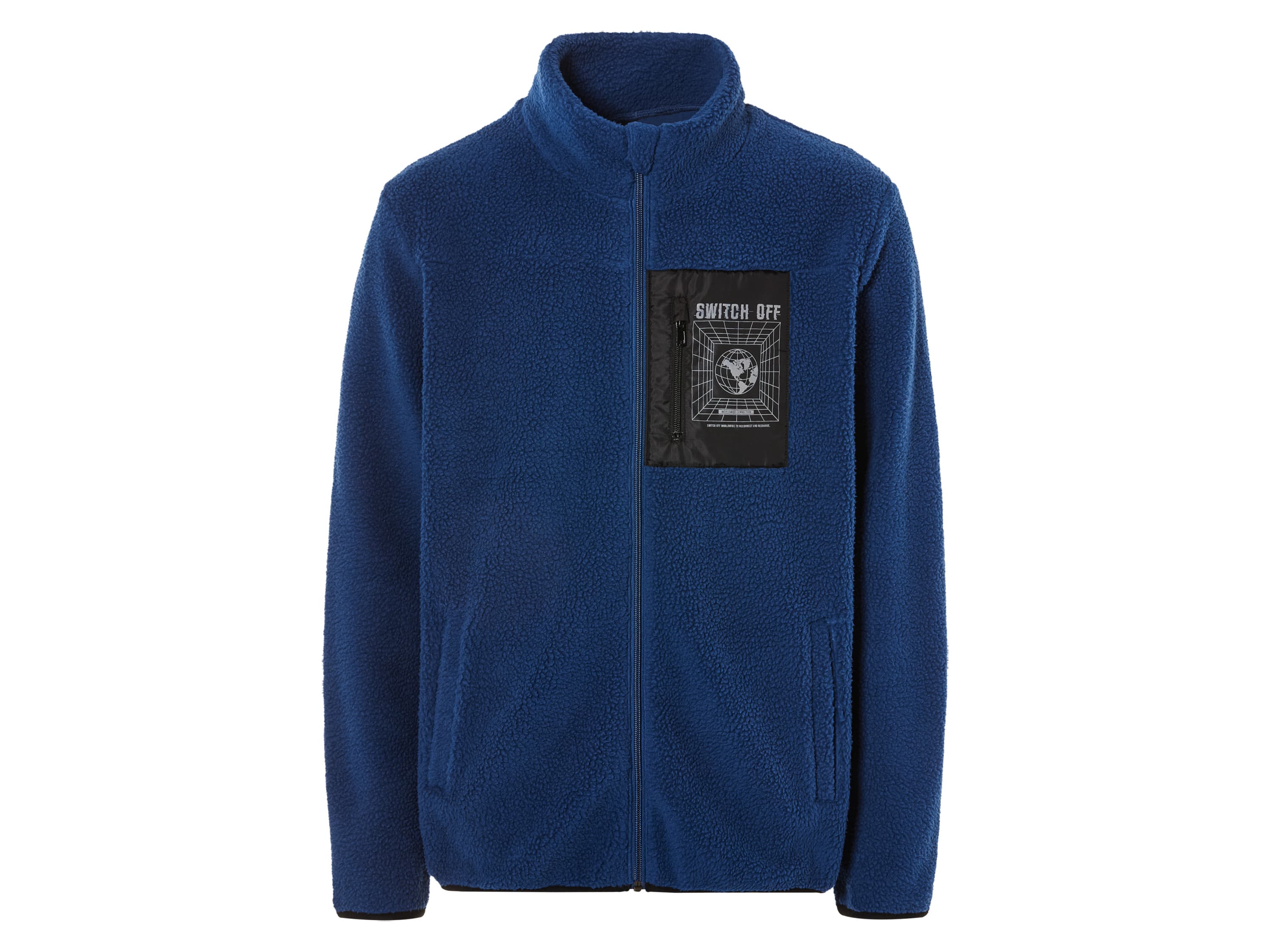 LIVERGY® Pánska flísová bunda (M (48/50), navy modrá)
