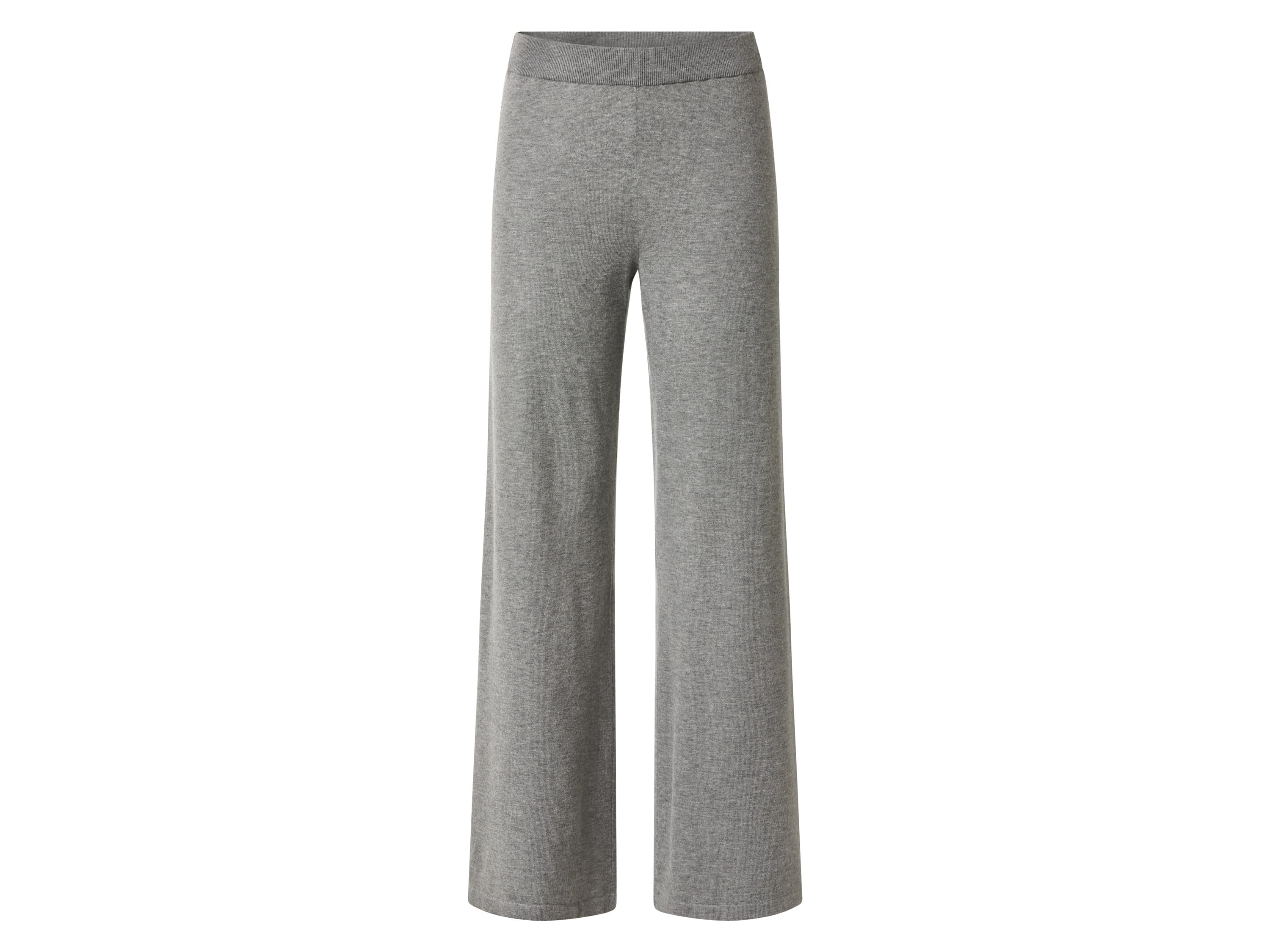 esmara® Dámske pletené nohavice (sivá, S (36/38))