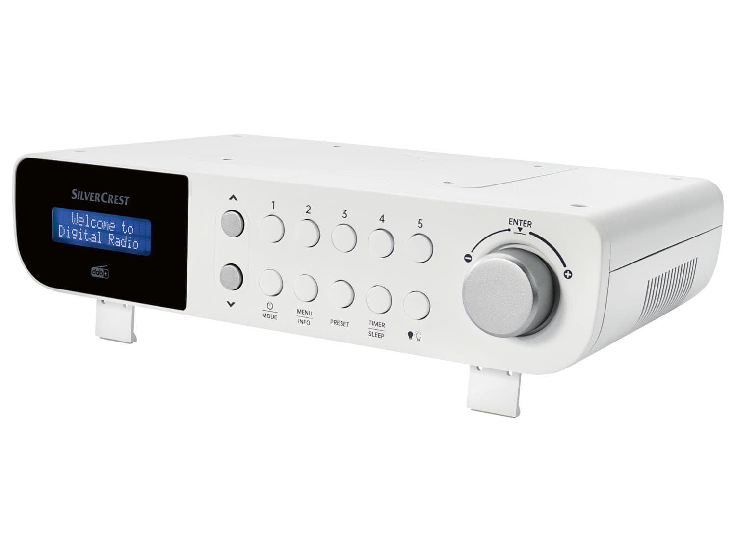 SILVERCREST® Kuchynské rádio DAB+ (biela) 1