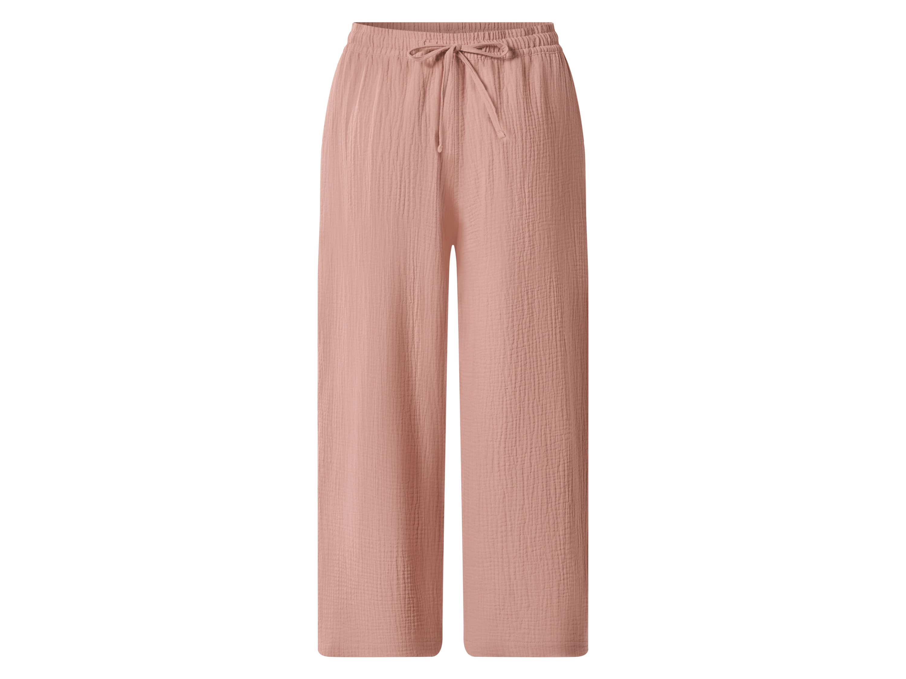 ESMARA® Dámske mušelínové nohavice (bledoružová, S (36/38))