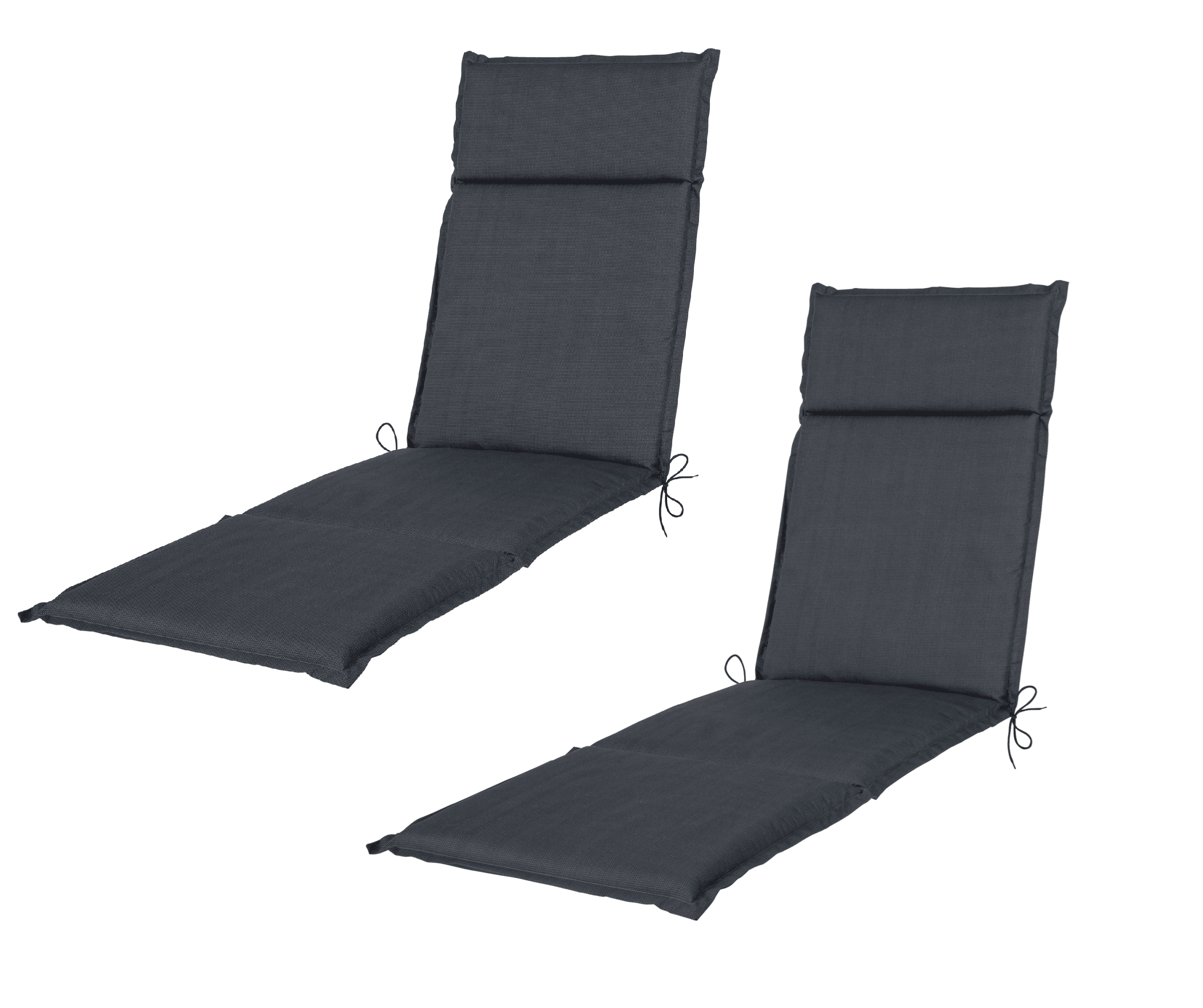 LIVARNO® Podsedák na kreslo Houston, antracitová, 2 kusy
