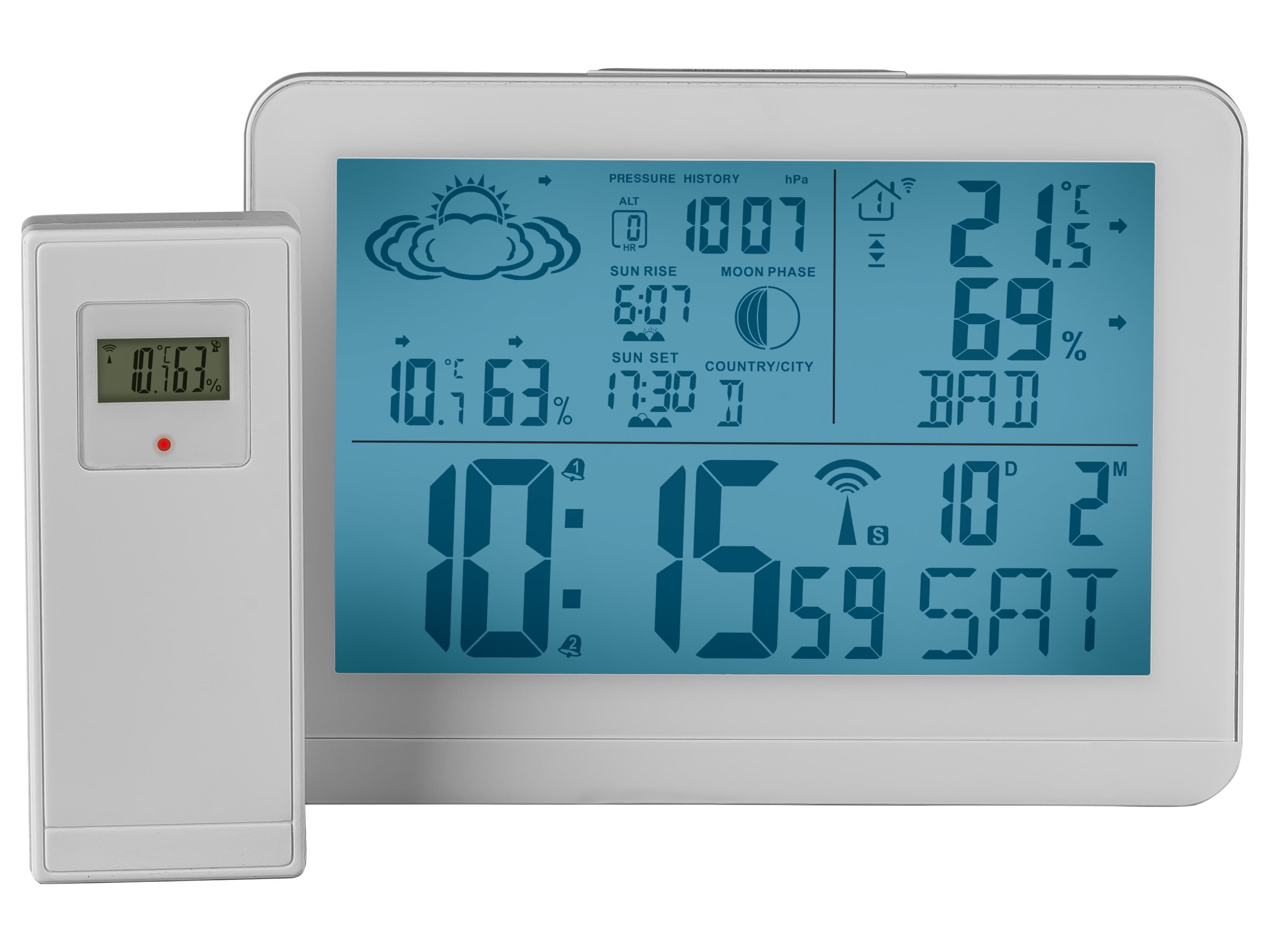 LIVARNO® Meteostanica (biela)