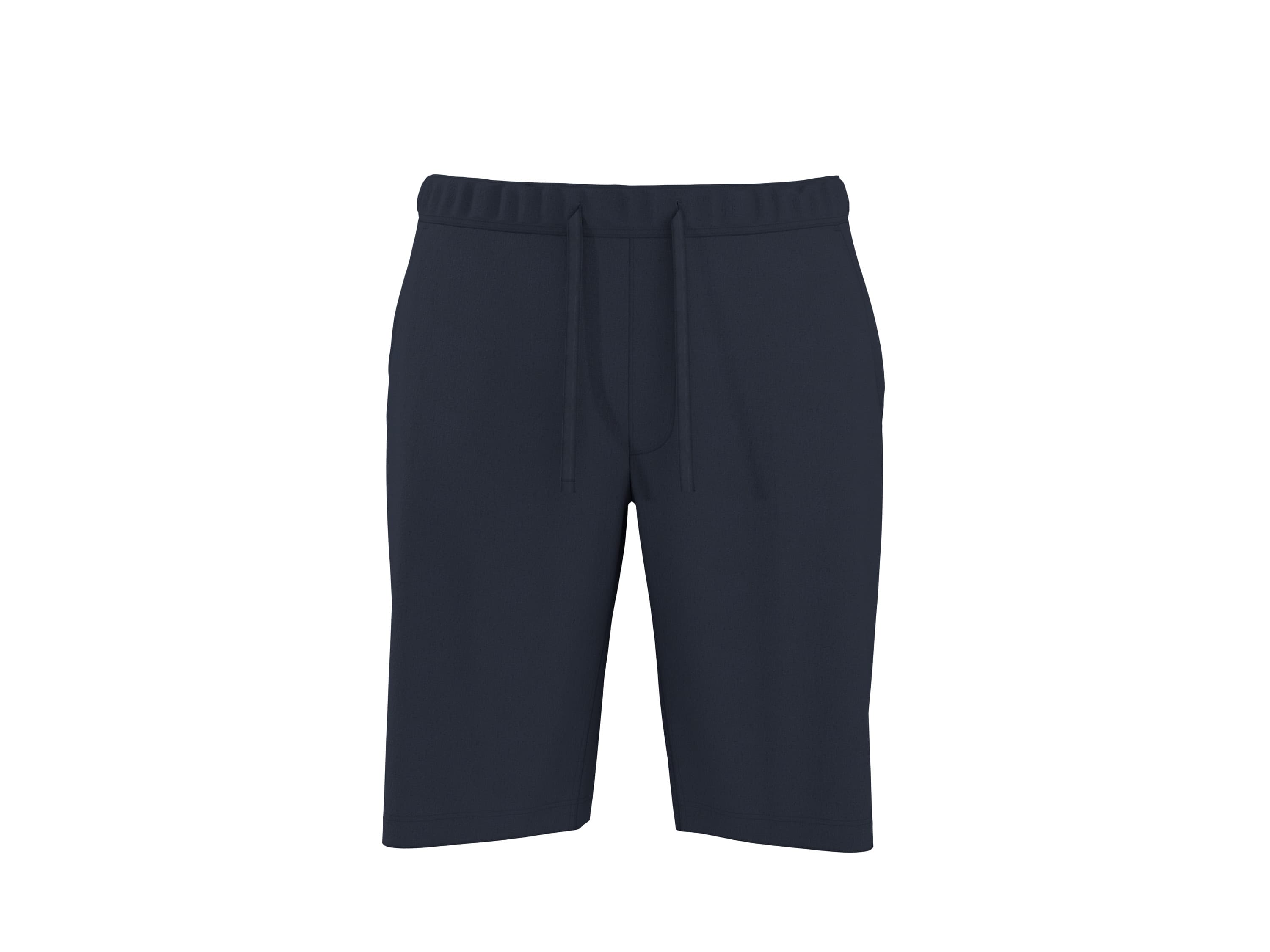 ESMARA MEN Pánske bermudy s ľanom Premium (navy modrá, S (44/46))