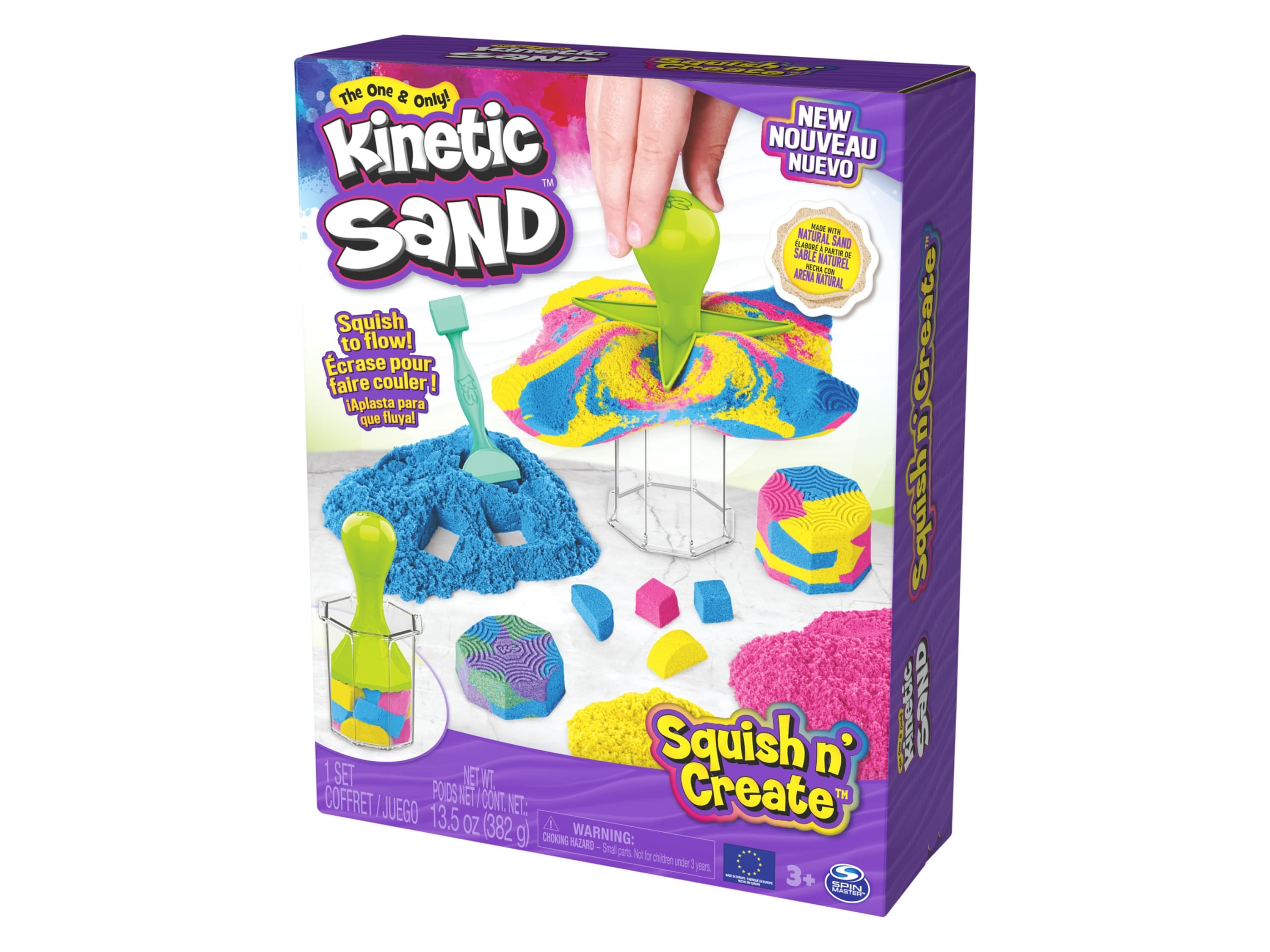 Kinetic Sand Hrací piesok Squish N' Create