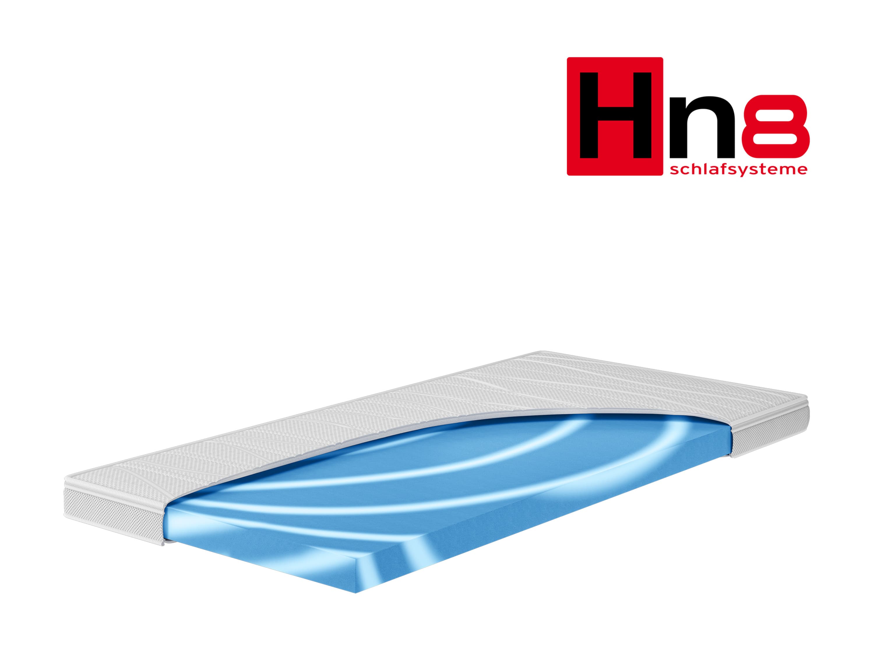 Hn8 Schlafsysteme Vrchný matrac Surf 100 Cool s chladivým poťahom H2 (H2, 100 x 200 cm) 1