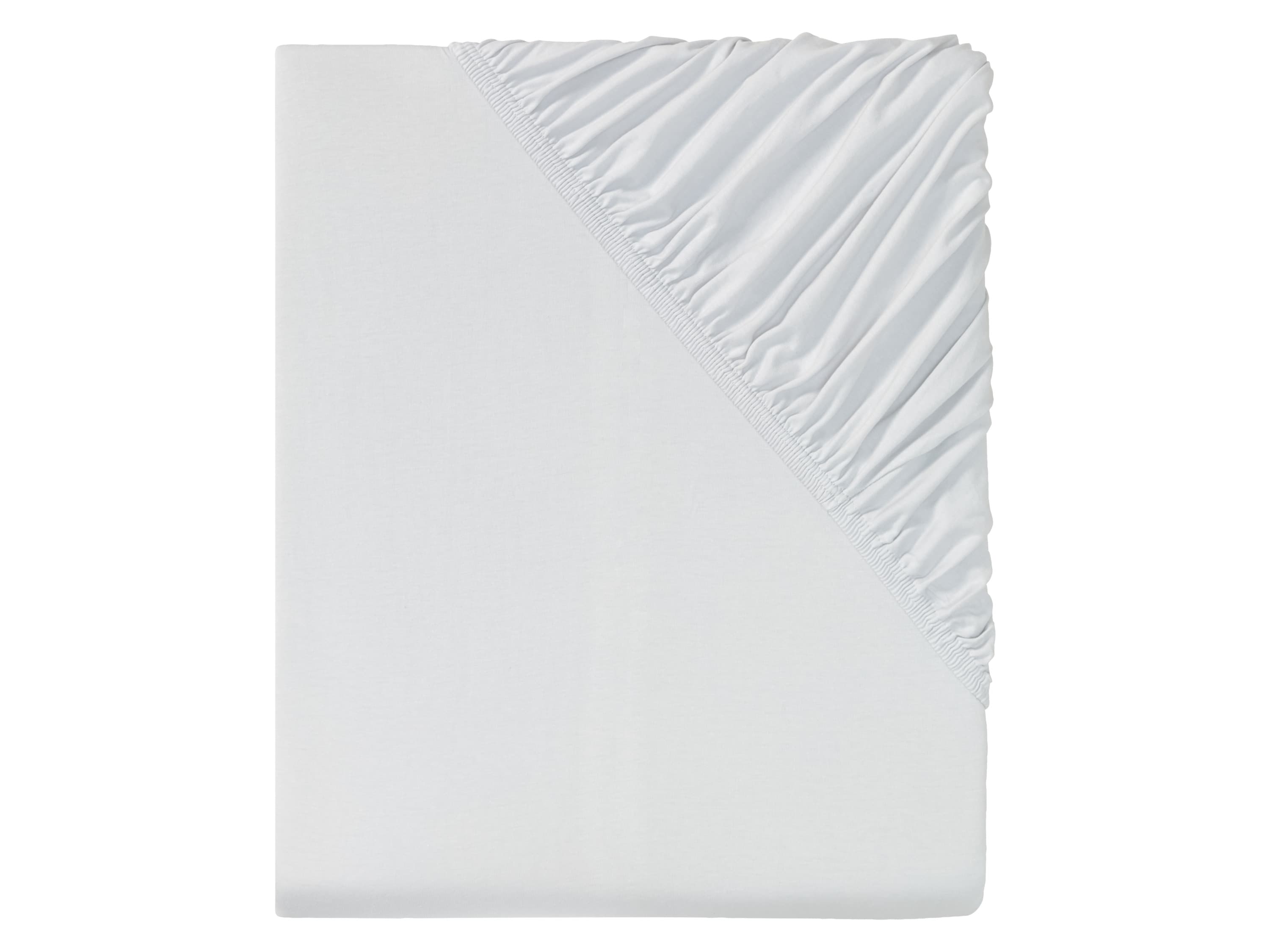LIVARNO home Napínacia džersejová plachta, 90 – 100 x 200 cm (bledosivá) 1