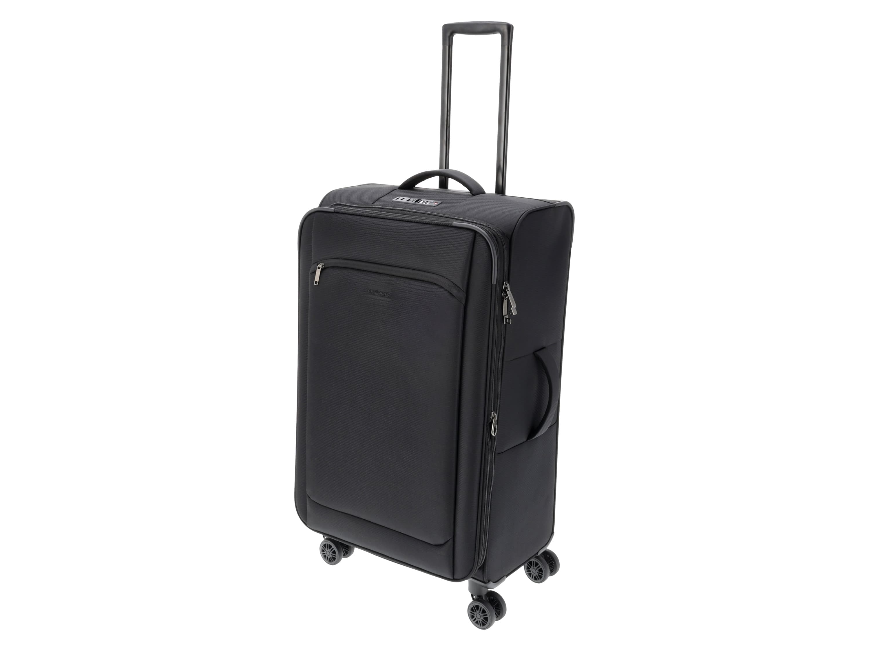 ESMARA® Cestovný kufor, 62/69 l, čierny