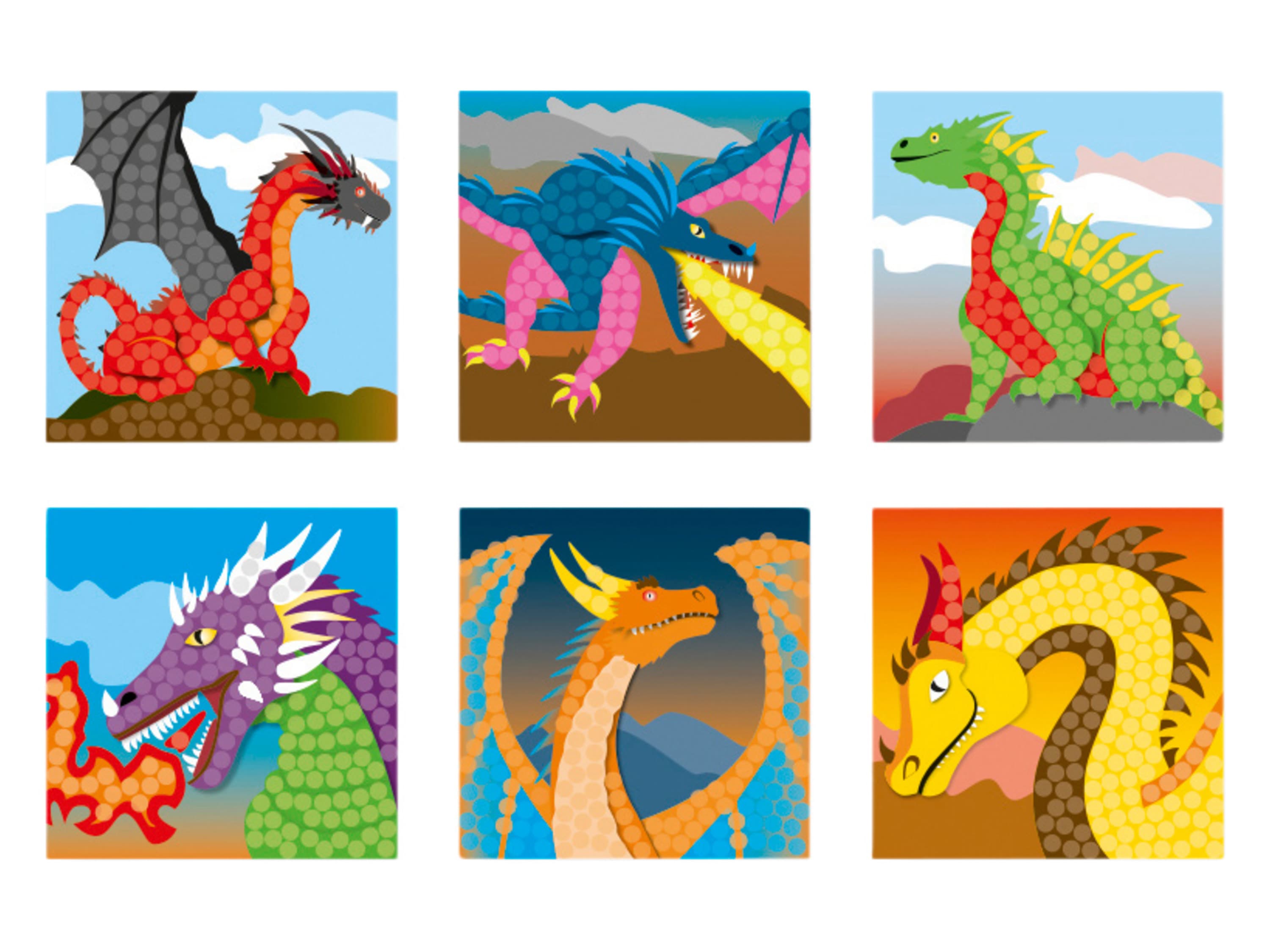 PLAYMAIS Mozaika (Fantasy Dragon) 1
