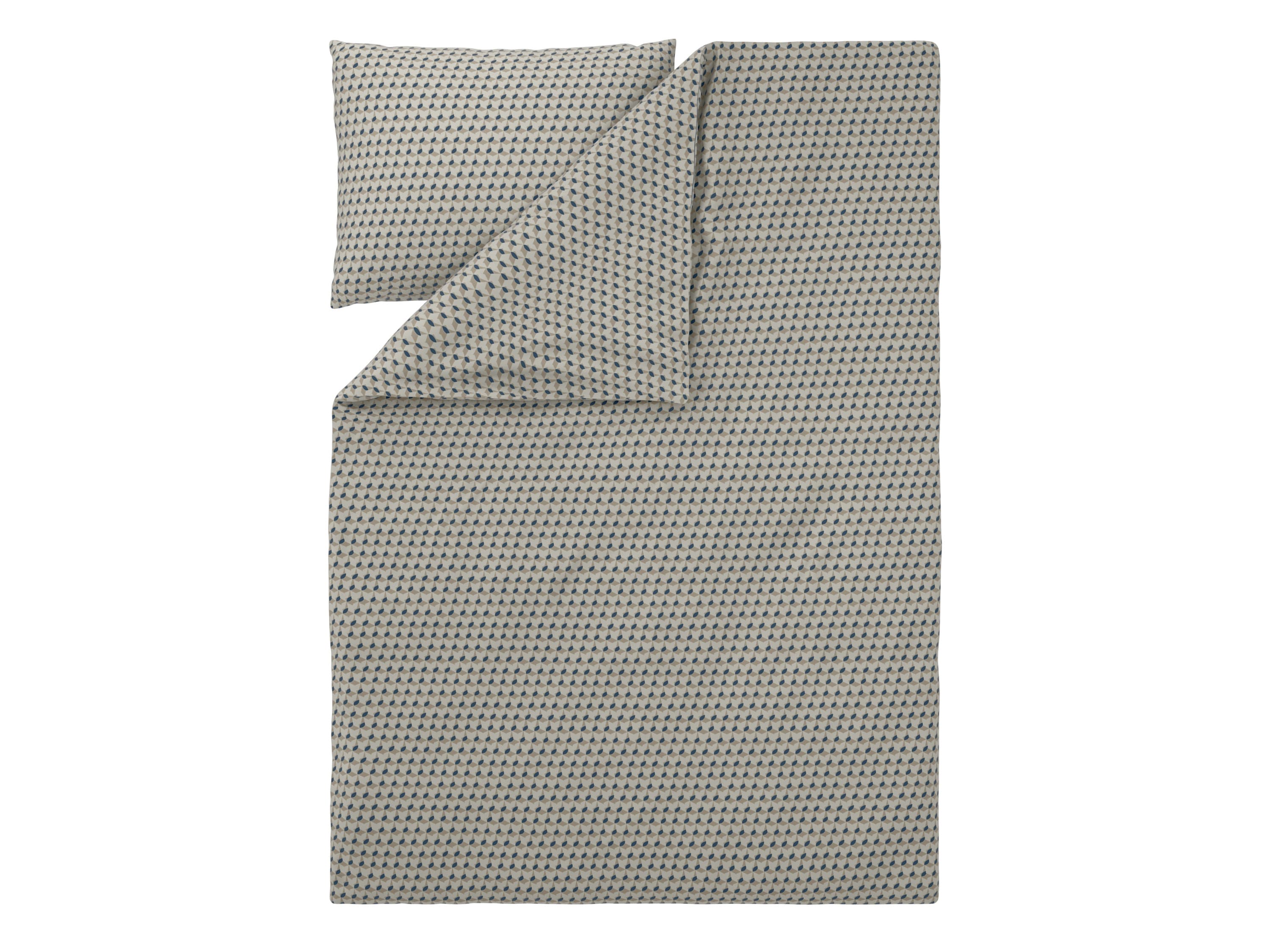 LIVARNO® Posteľná bielizeň z bavlny Renforcé, 140 x 200 cm (sivá/biela)