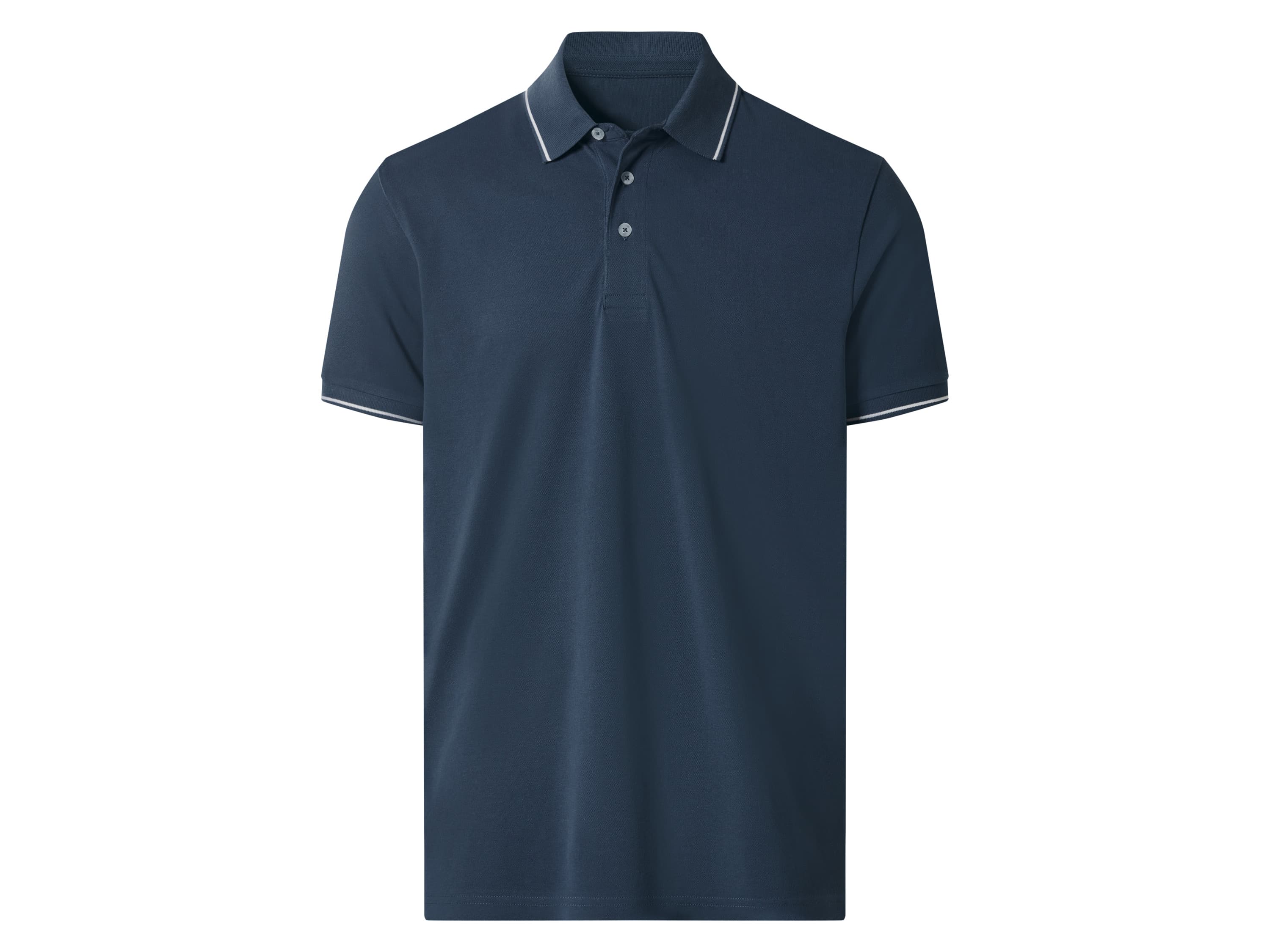 ESMARA MEN Pánske piketové polotričko (navy modrá, S (44/46)) 1