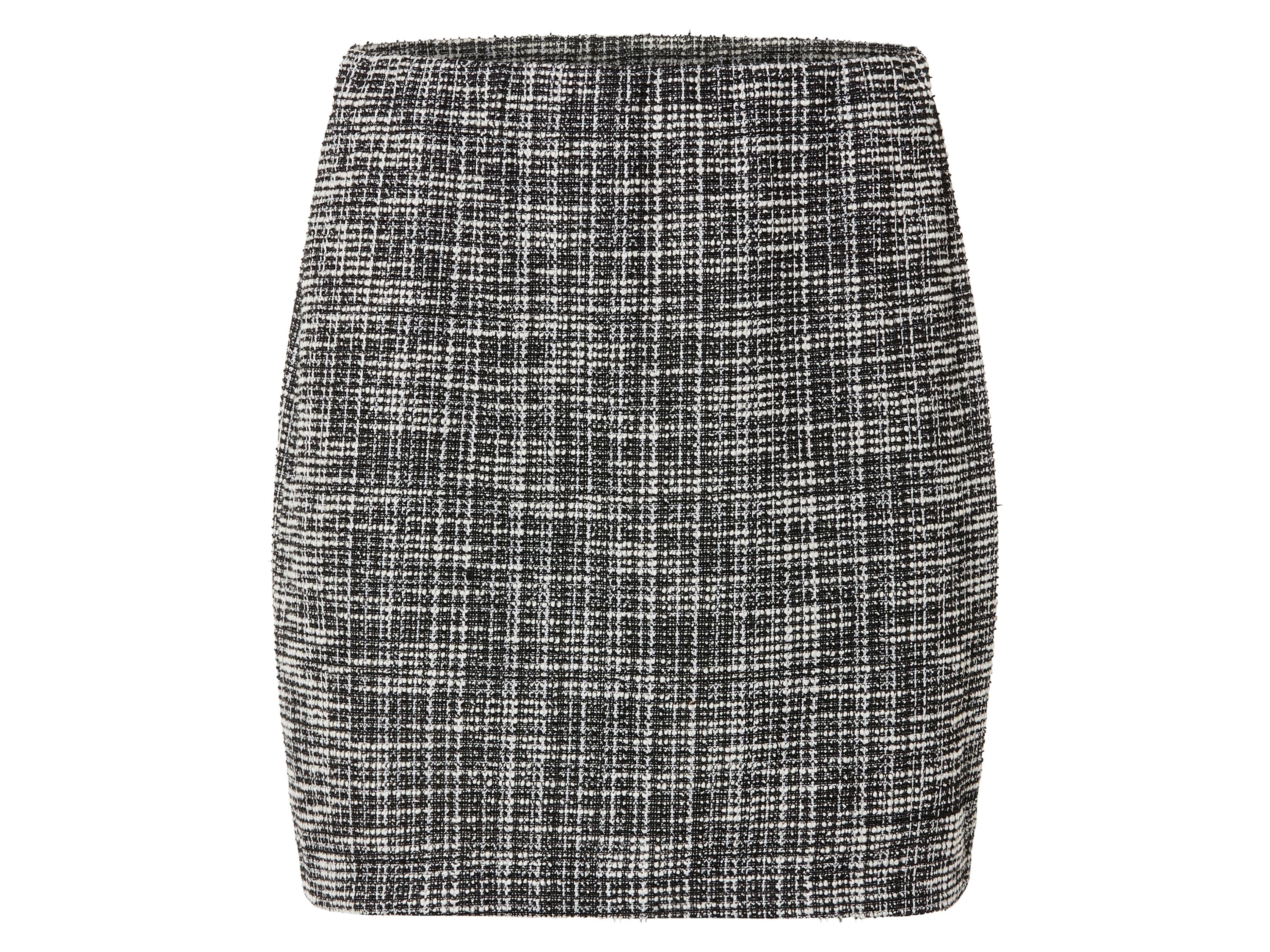 esmara® Dámska tvídová minisukňa (S (36/38), čierna)