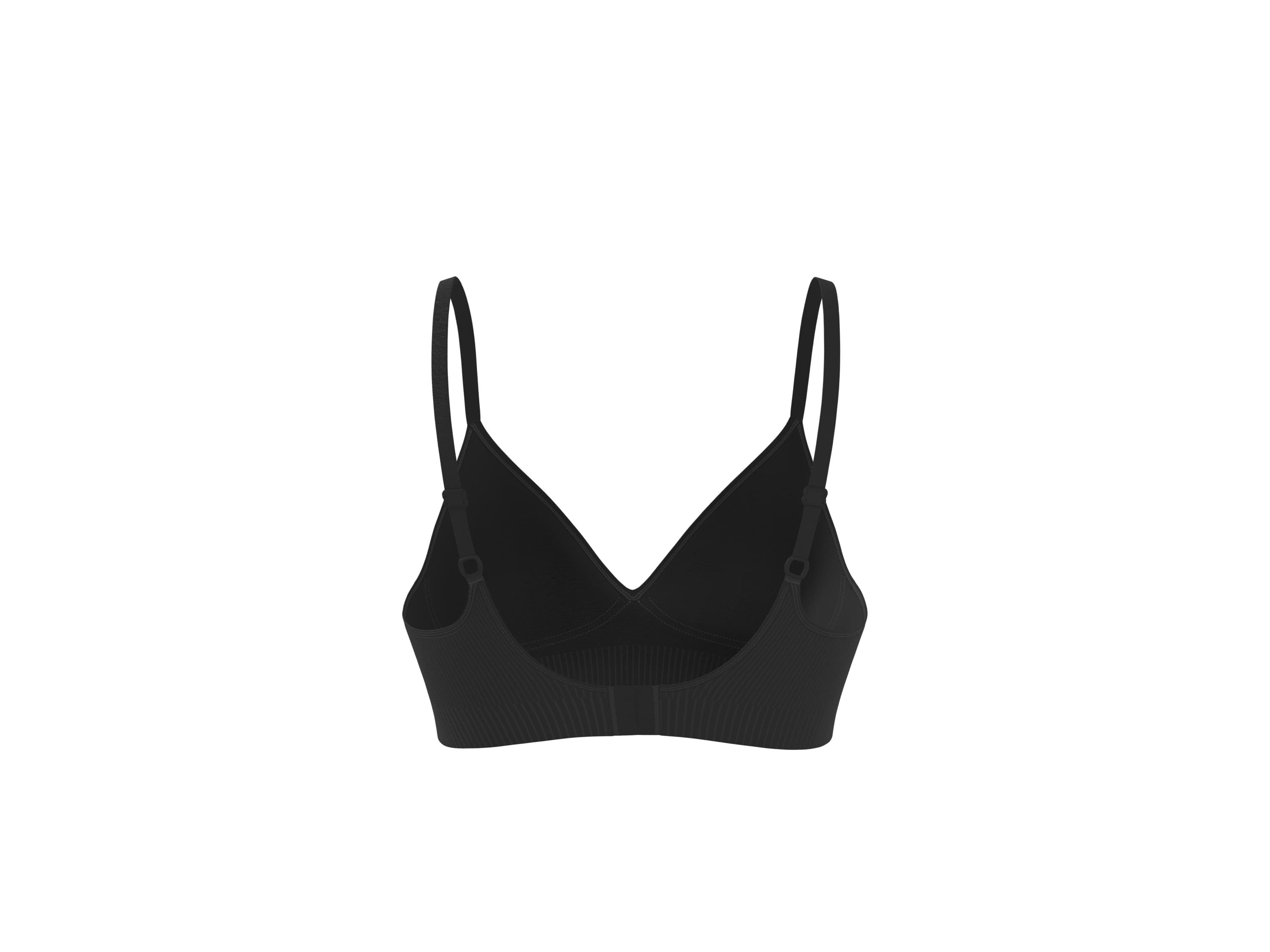 ESMARA® Dámska rebrovaná podprsenka (čierna, 85C) 1