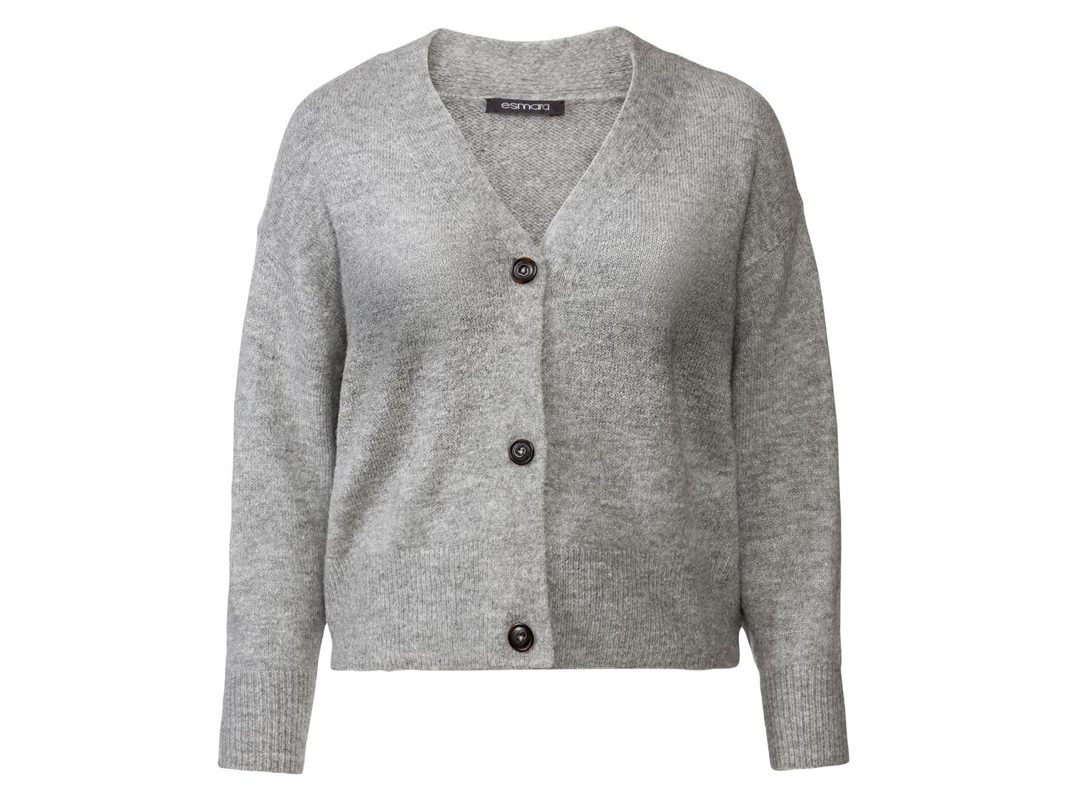 esmara® Dámsky kardigán XXL (XL (48/50), sivá)