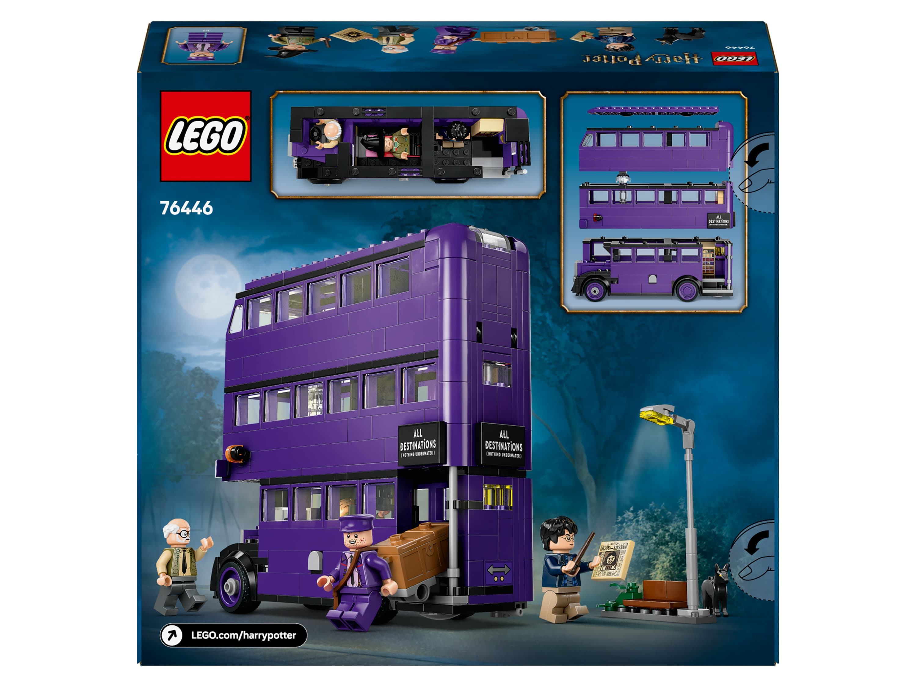 LEGO® HARRY POTTER™ 76446 Dobrodružstvo v Rytierskom autobuse
