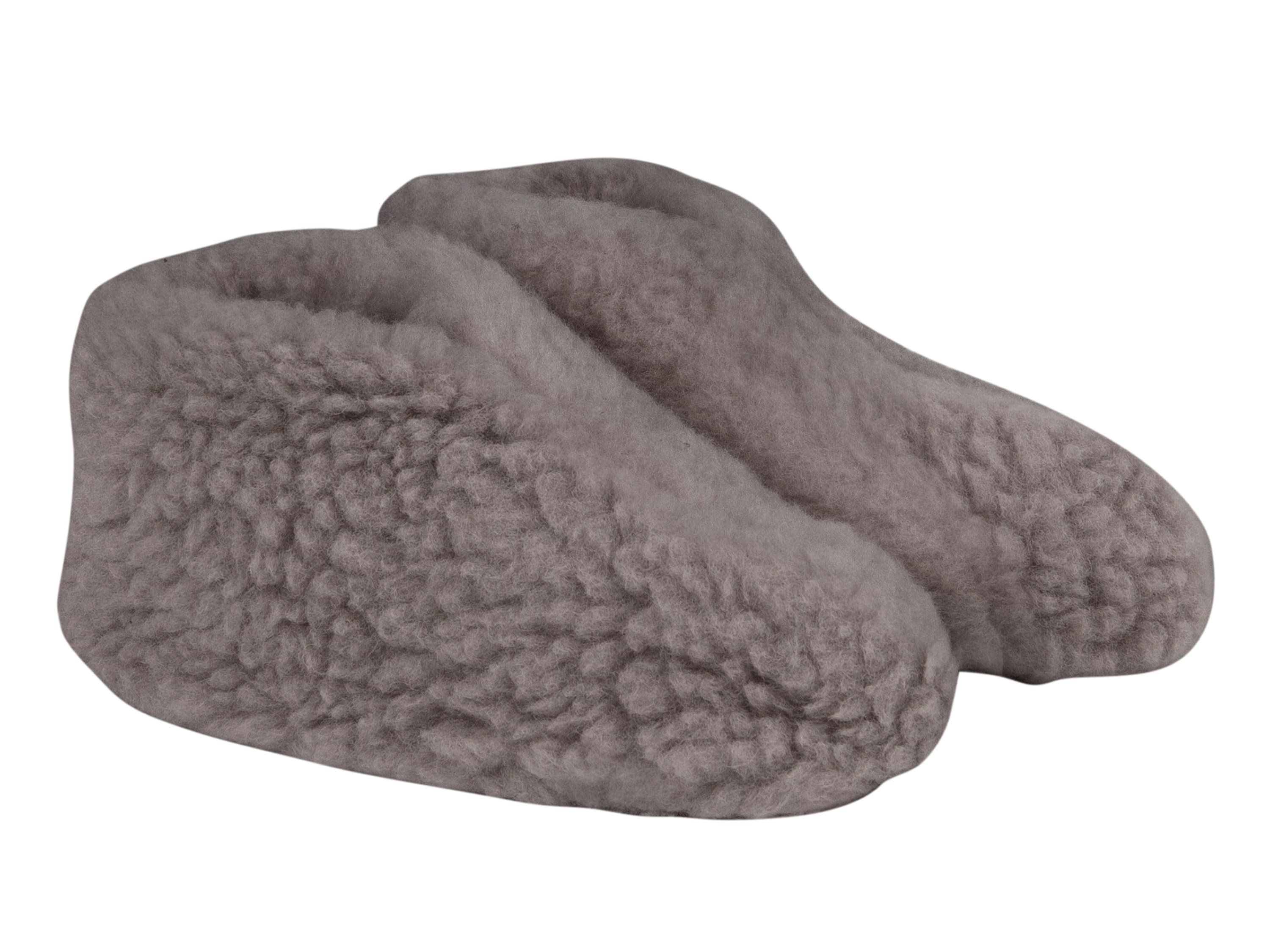 TXL Comfort Dámske/Pánske papuče zo strižnej vlny (sivá, 36/38) 1