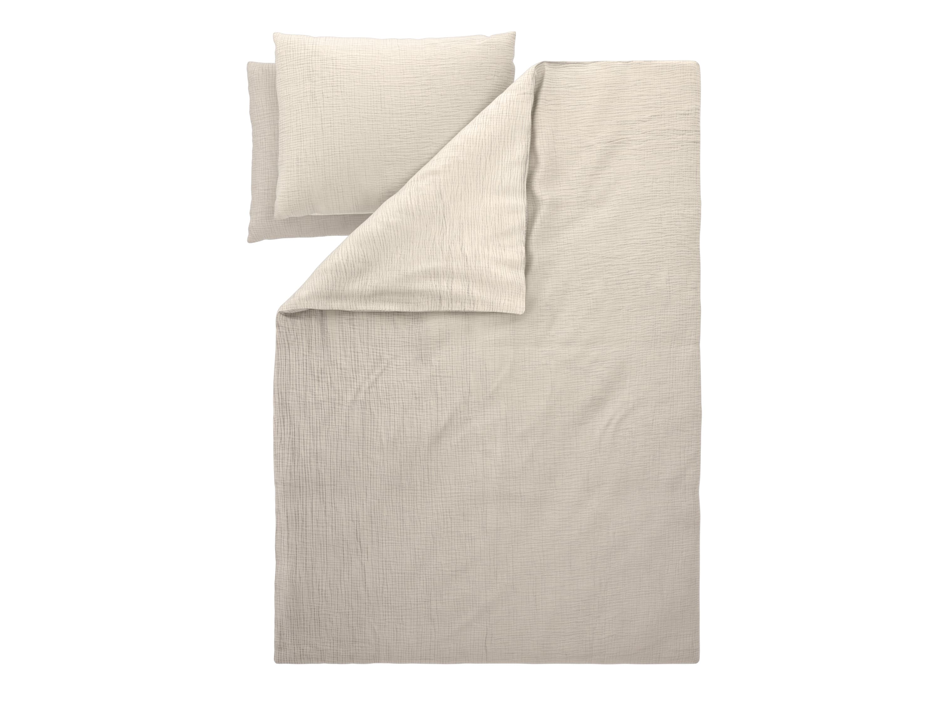 LIVARNO® Mušelínová posteľná bielizeň Premium, 220 x 240 cm (béžová)