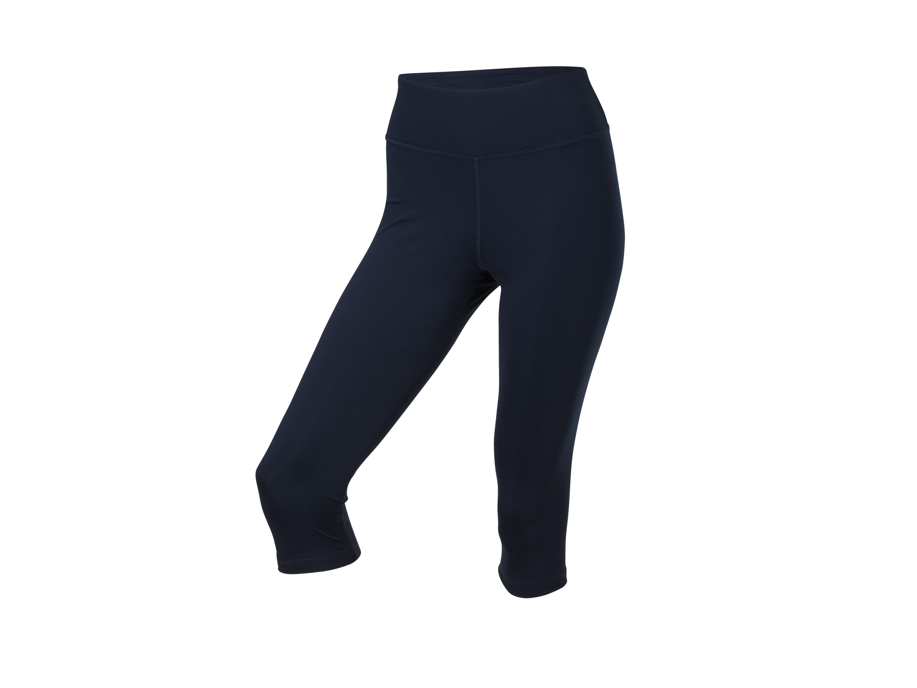 CRIVIT Dámske funkčné capri legíny (navy modrá, S (36/38))