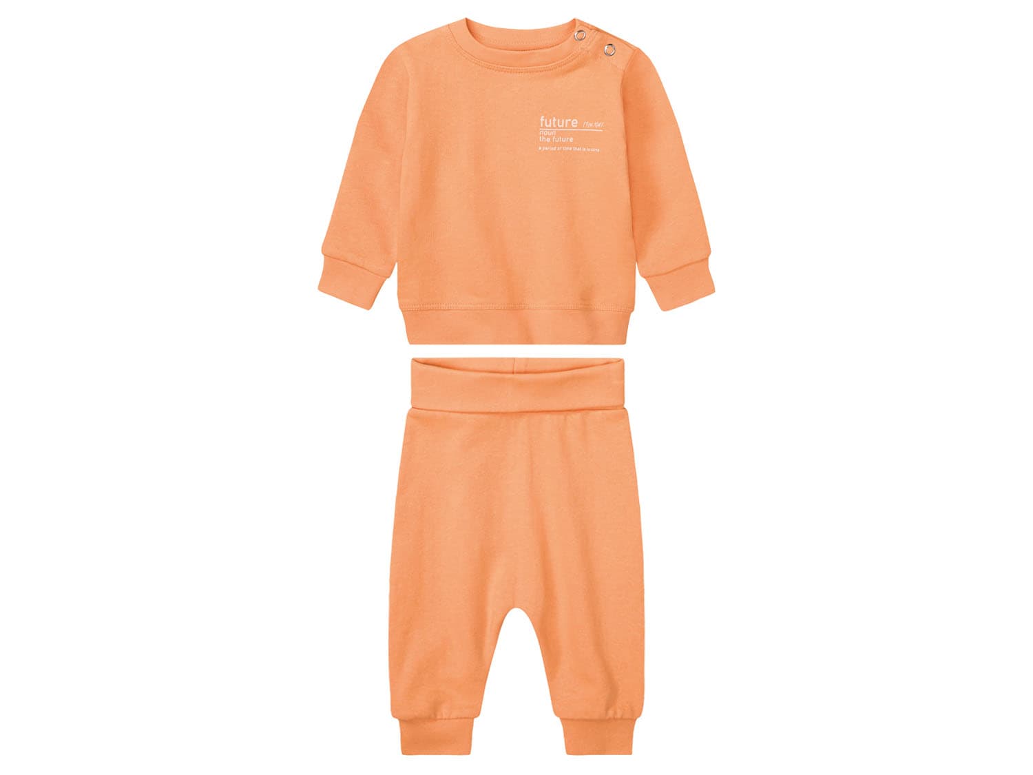 lupilu® Detská súprava pre bábätká, 2-dielna (oranžová, 62/68) 1