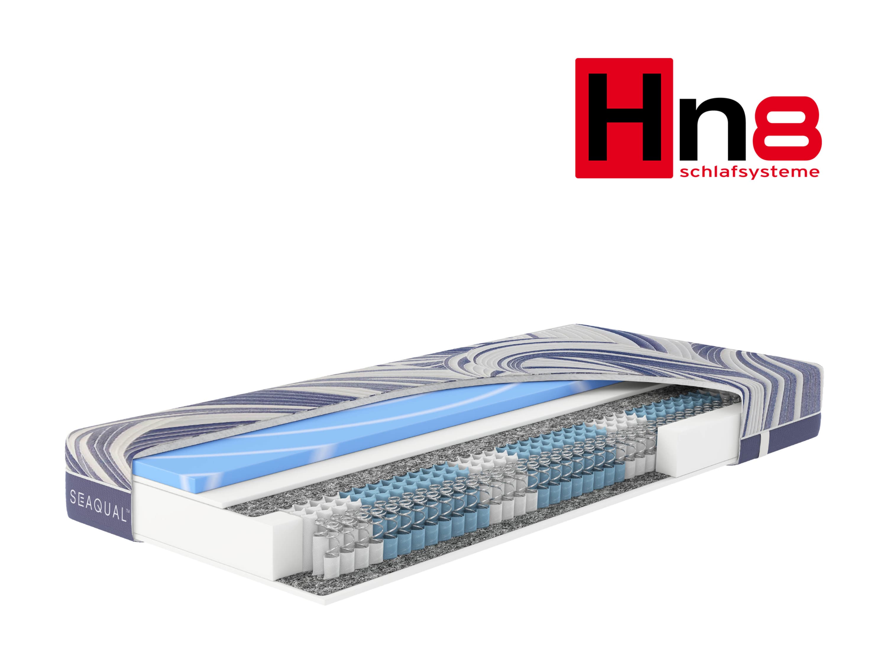 Hn8 Schlafsysteme 7-zónový taštičkový matrac OCEAN CLEAN TFK (H2, 100 X 200 CM)