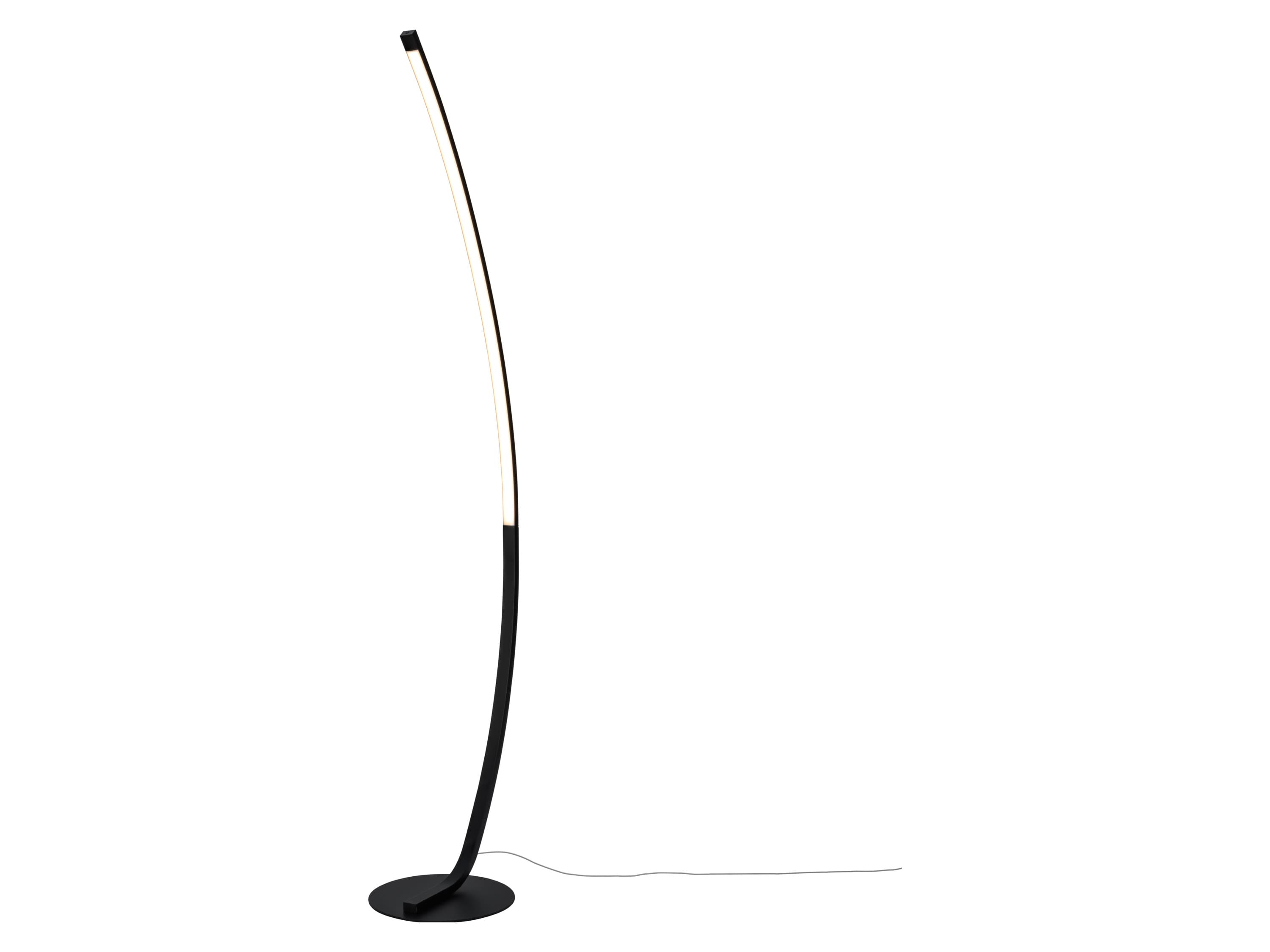 LIVARNO® Stojaca LED lampa (zahnutá/čierna)